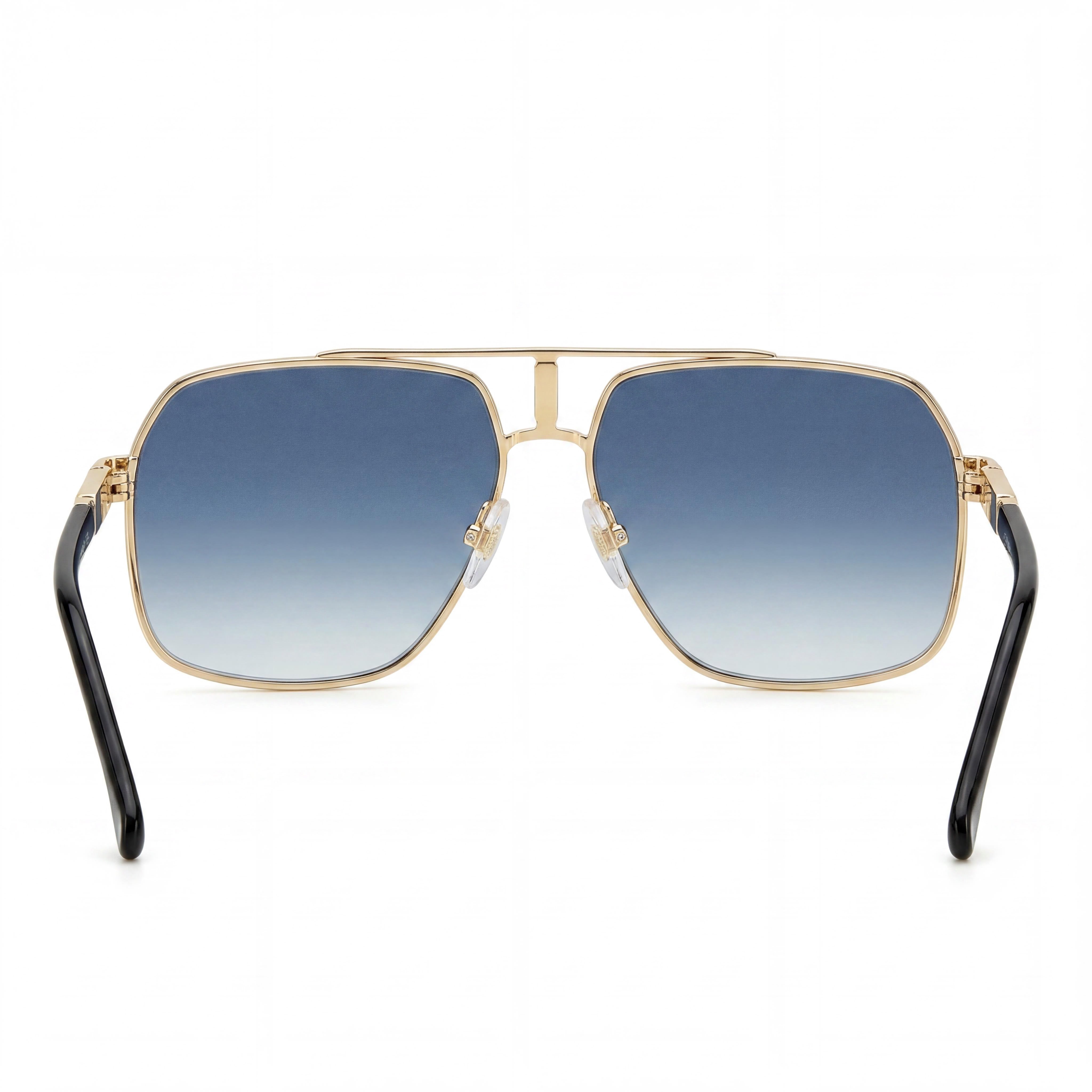 Gafas de sol clásicas Carrera 1055/S para mujer, de metal dorado y azul oscuro, 62-15-145, Photo 4