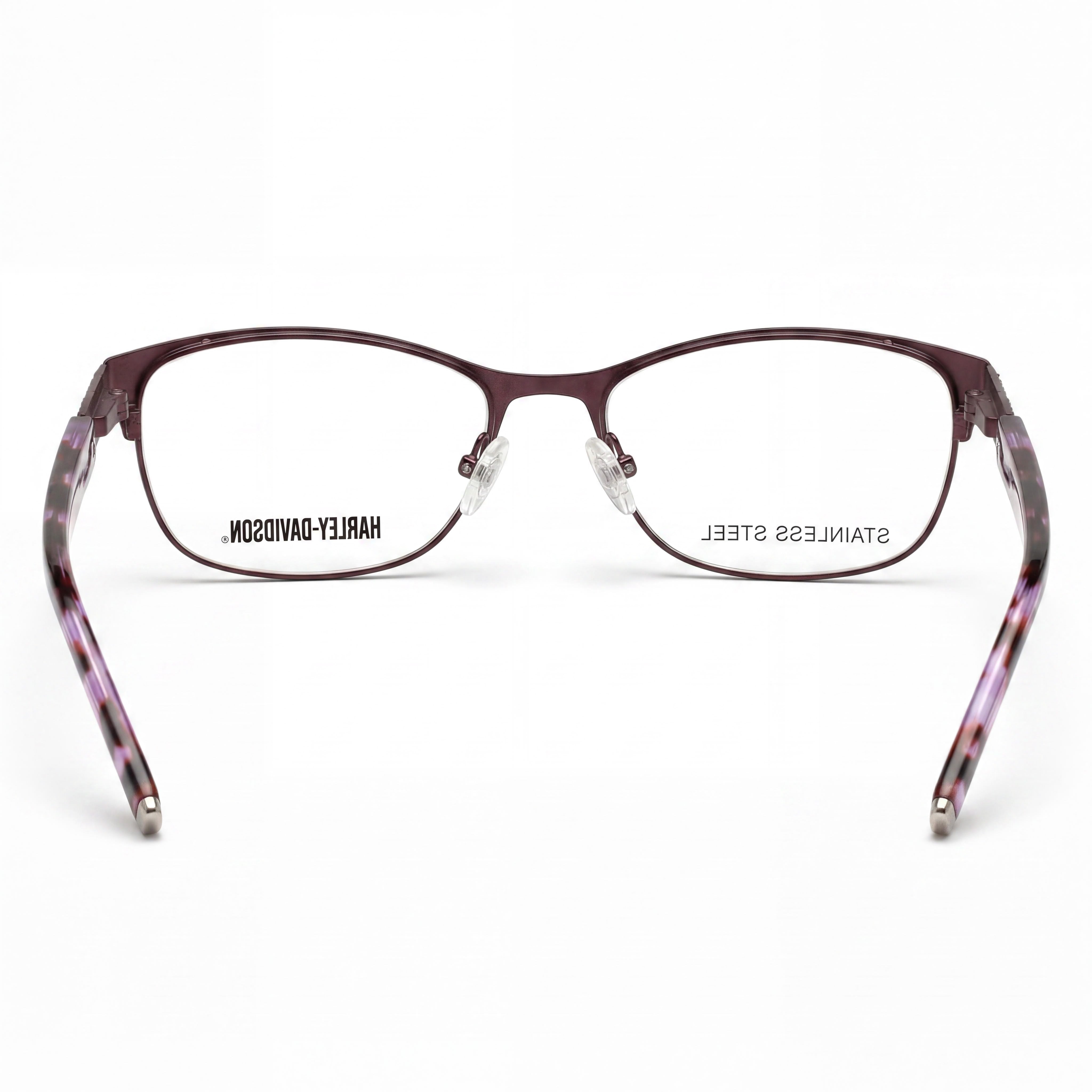 Gafas Harley-Davidson Hd0540 con montura metálica para mujer y lentes de policarbonato, color violeta mate habana 56 mm, Photo 3