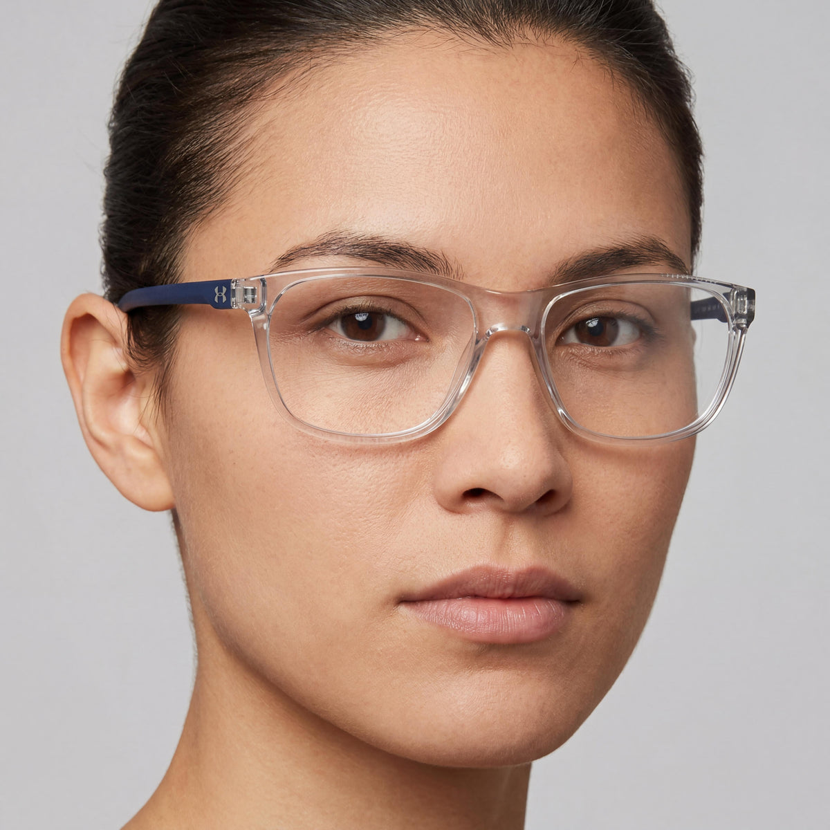 Under Armour Ua 5023 Rectangular Optical Frames Crystal Grey Propionate Unisex 39.8-16-140, Photo 4
