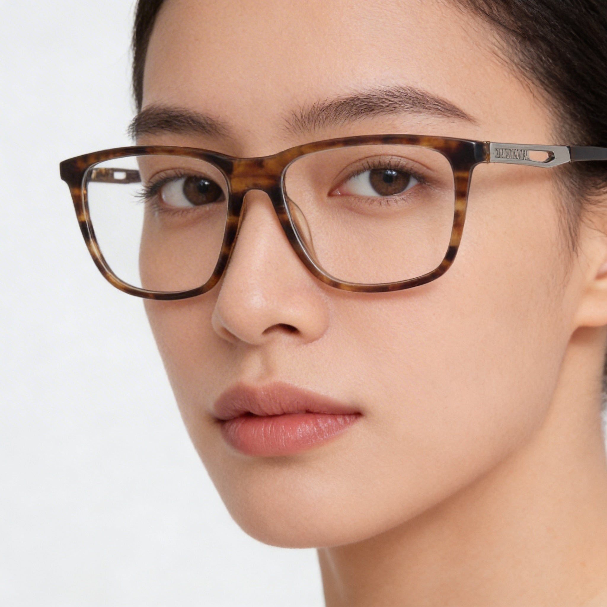 Harley-Davidson Classic Unisex Light Brown Horn Plastic Frame Non- Lenses Eyewear 54mm, Photo 4
