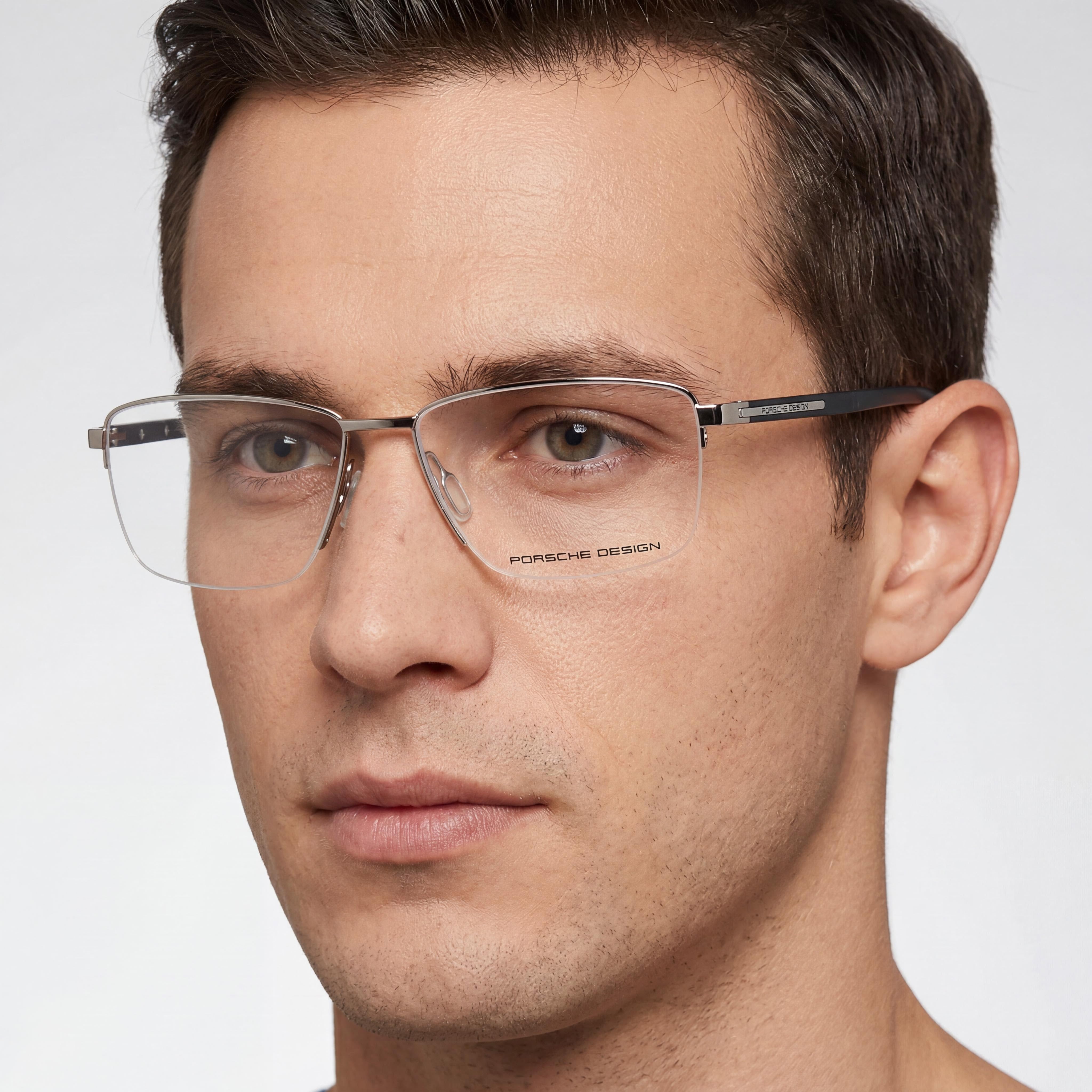Porsche Design P8399 Men's Casual Non- Plastic Eyeglasses, Palladium, 59mm, Photo 5