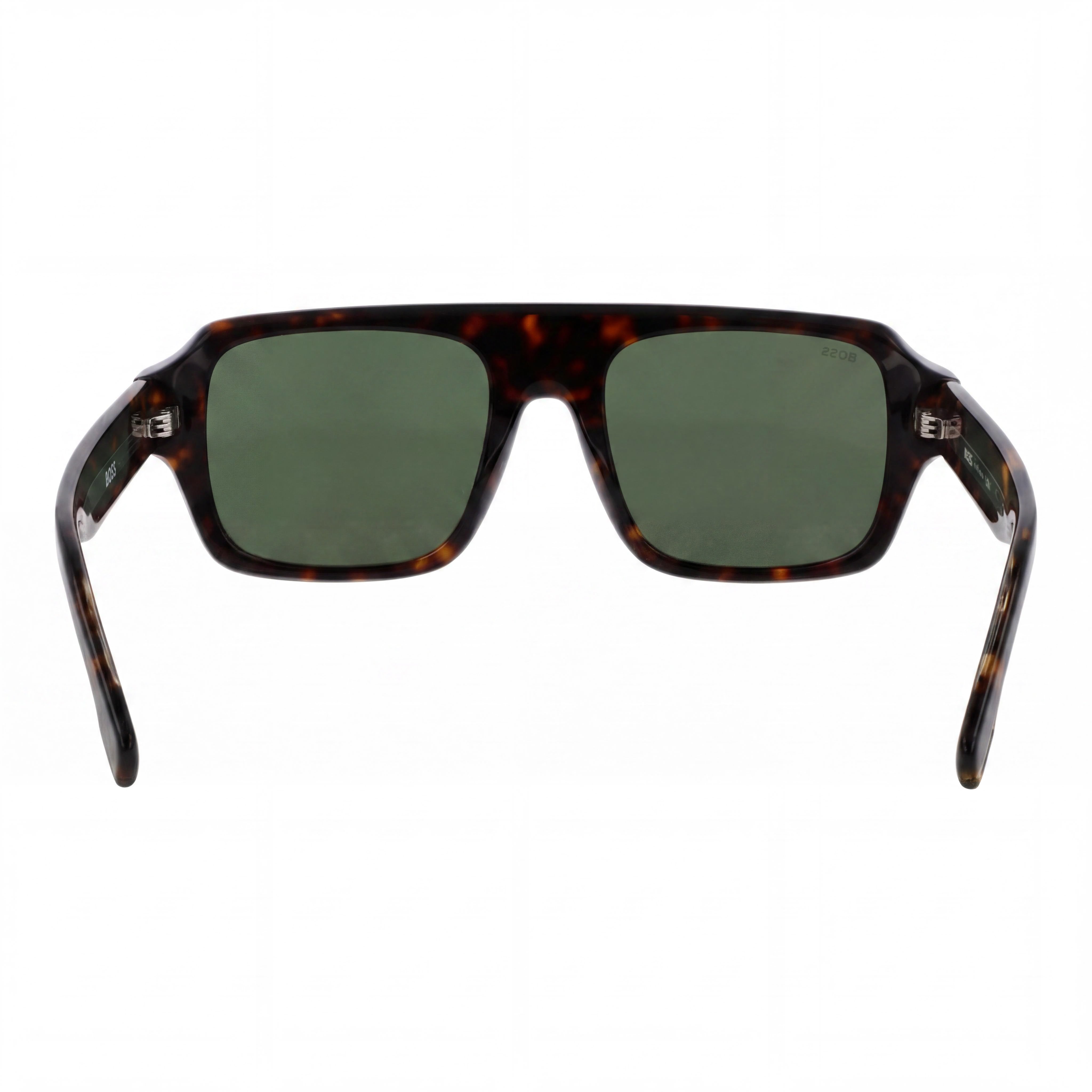 Gafas de sol rectangulares Hugo Boss 1595/S Style & Expression para hombre, Habana Verde, aceite ecológico, sin polarizar, protección UV, 53-19-145mm, Photo 4