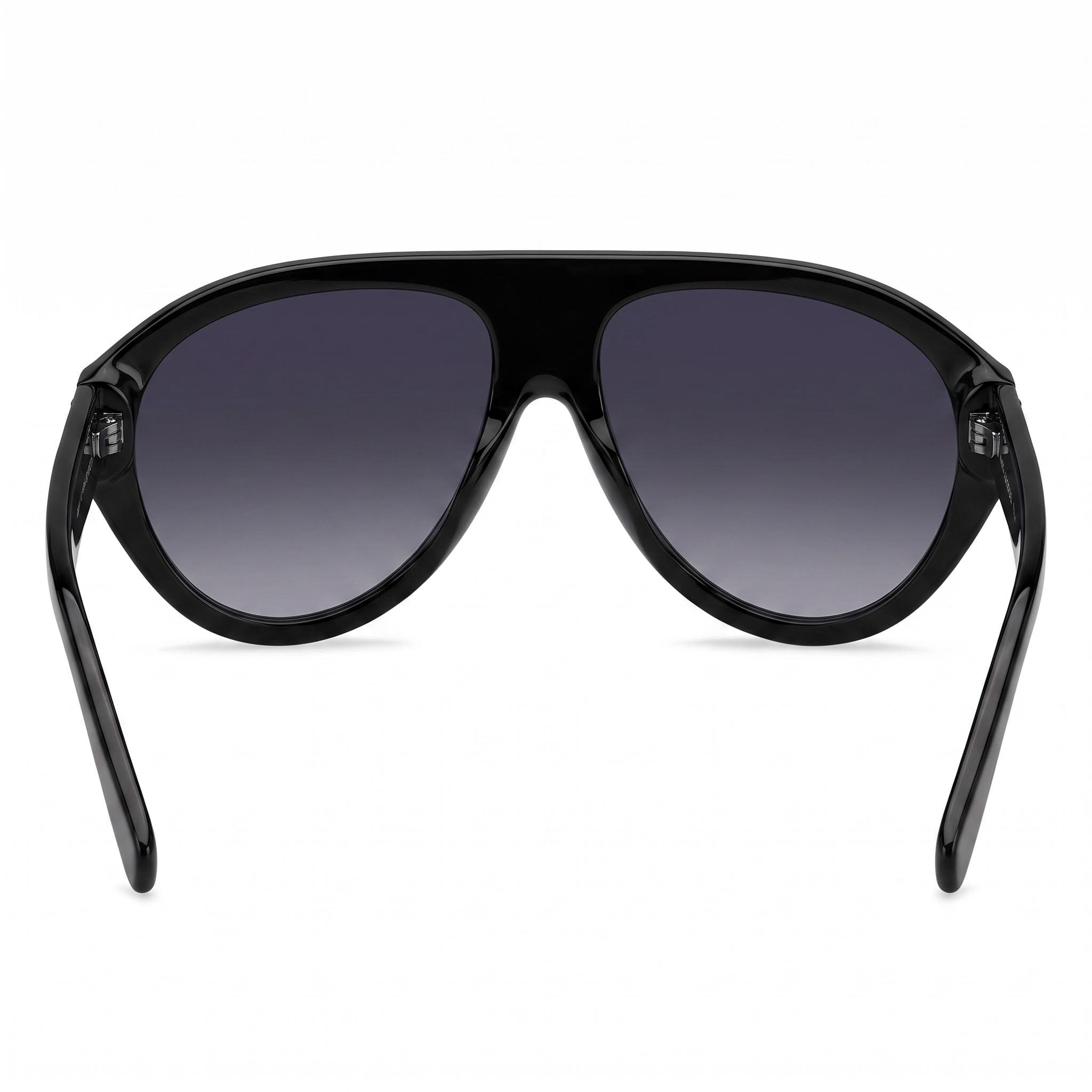 Marc Jacobs Casual Men's Acetate Sunglasses with Black Dark Ruthenium Frame and Dark Grey Shaded Lenses 58mm, Photo 3