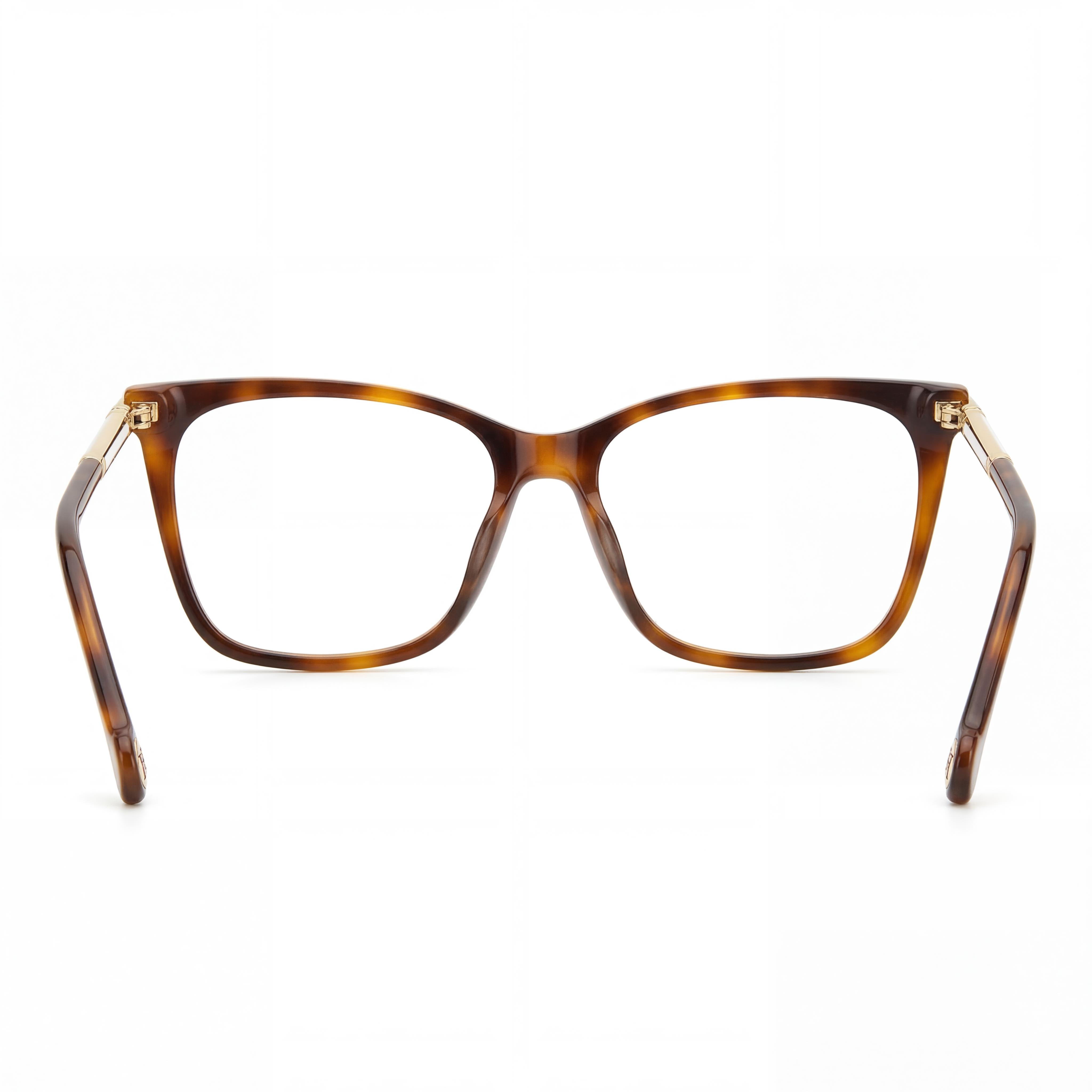 Gafas de sol clásicas Carolina Herrera para mujer, montura de plástico marrón Habana, lentes de policarbonato no polarizadas de 53 mm, Photo 3