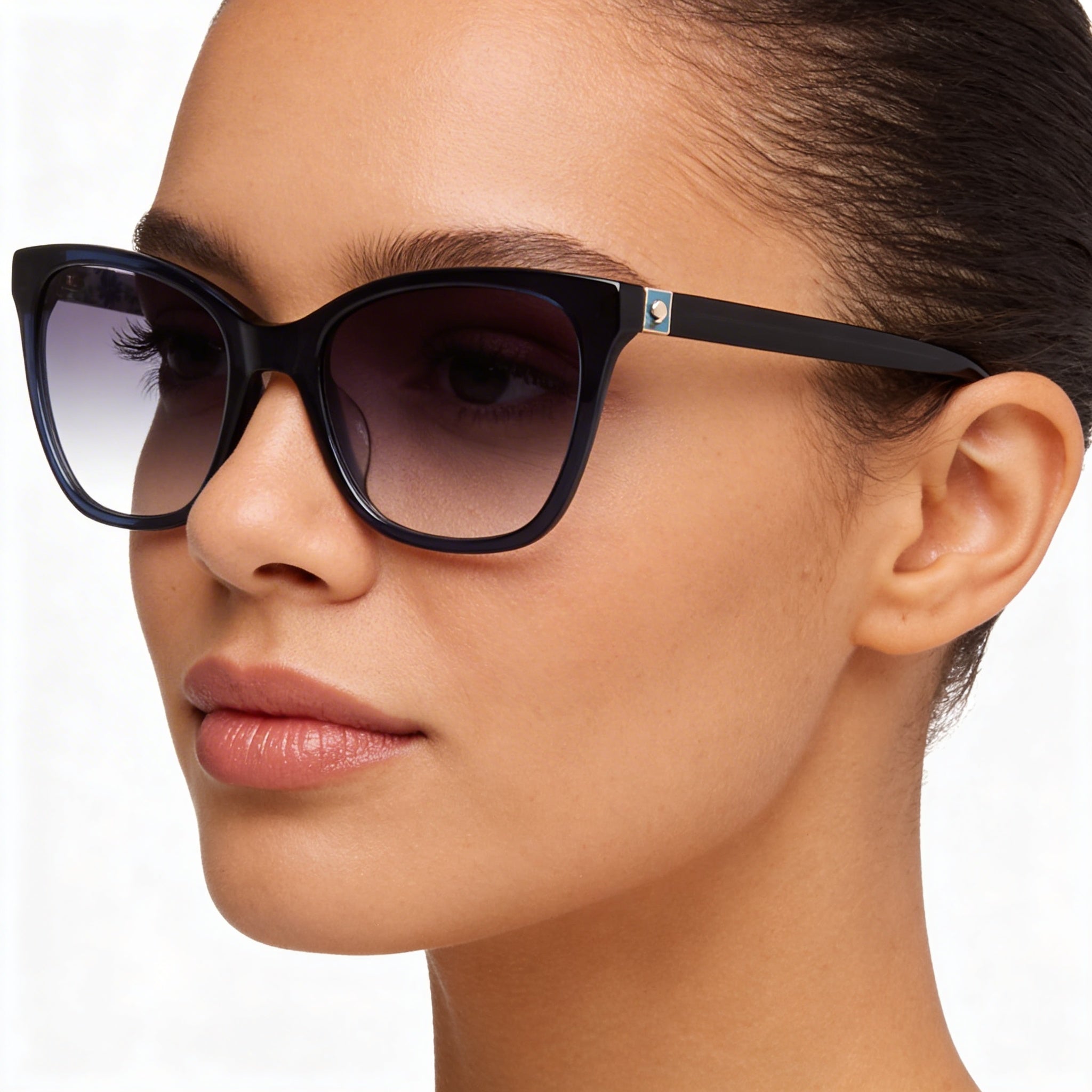 Kate Spade New York Casual Women's Blue Grey Acetate UV Protected Sunglasses 55mm, Photo 4