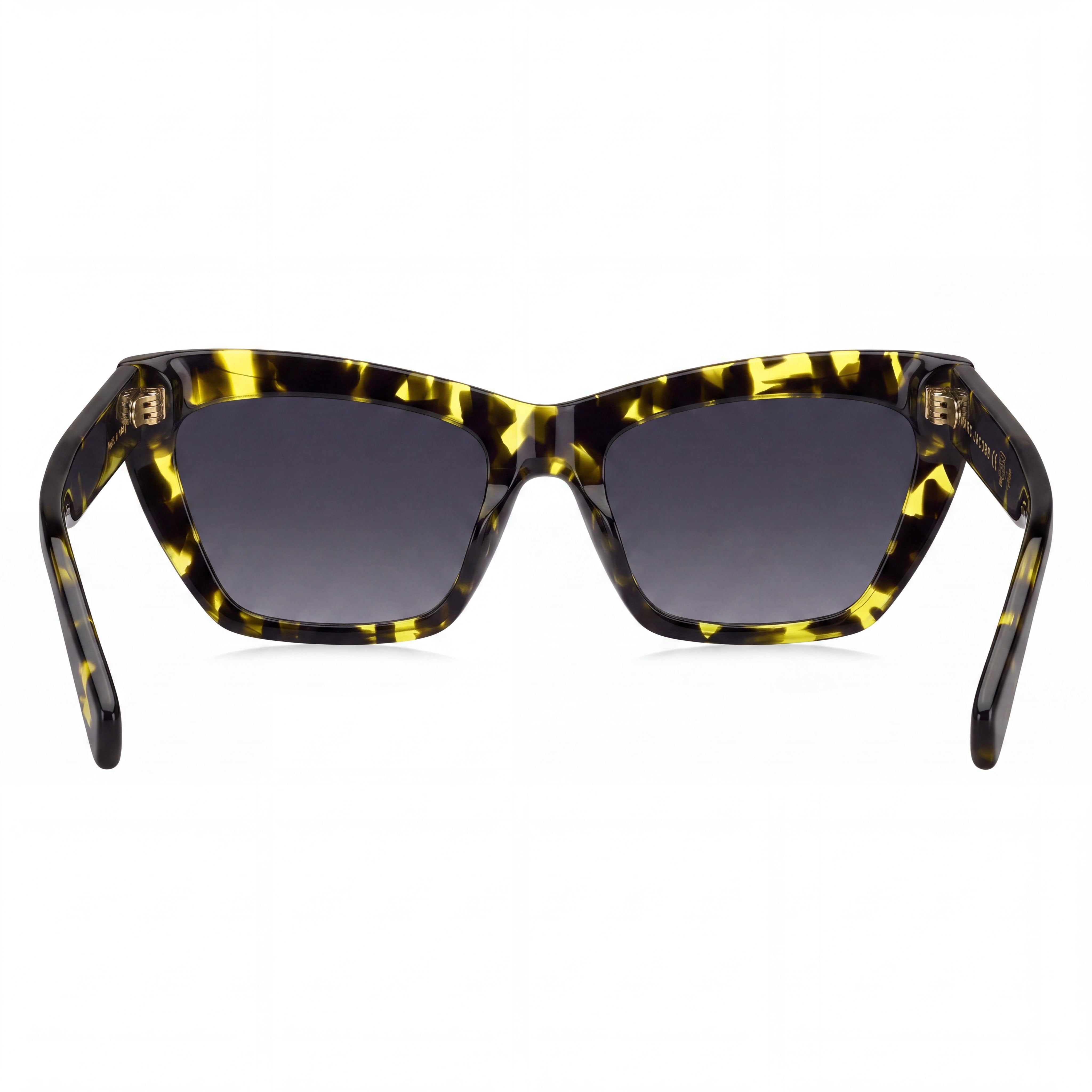 Marc Jacobs Mj 1112/S Women's Black Crystal Acetate Sunglasses, Dark Grey Shaded Polycarbonate Lenses, UV Protection 54mm, Photo 4