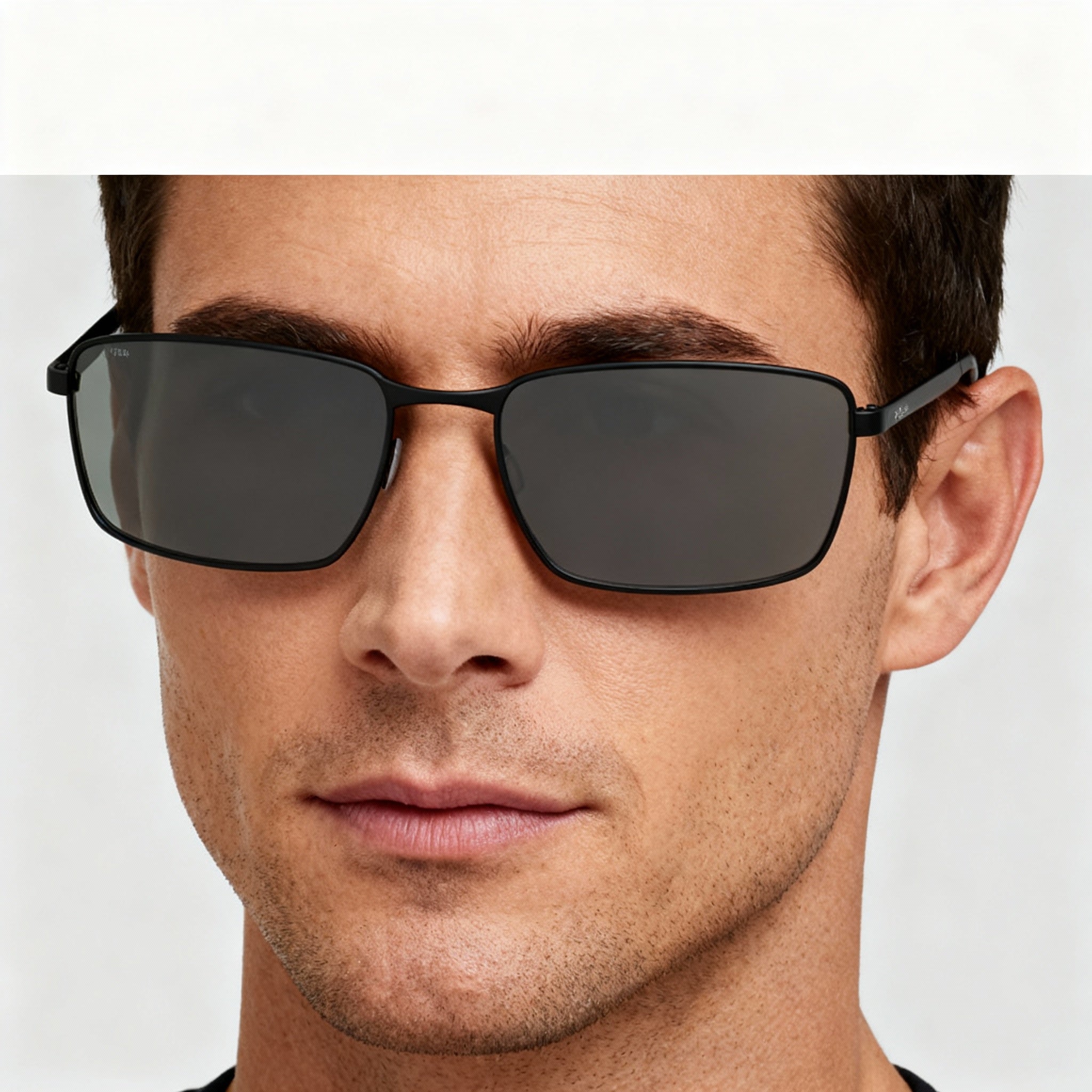 Columbia C122s Men's Satin Black Plastic Frame Non-Polarized UV Protected Acetate Lens Sunglasses 61mm, Photo 5