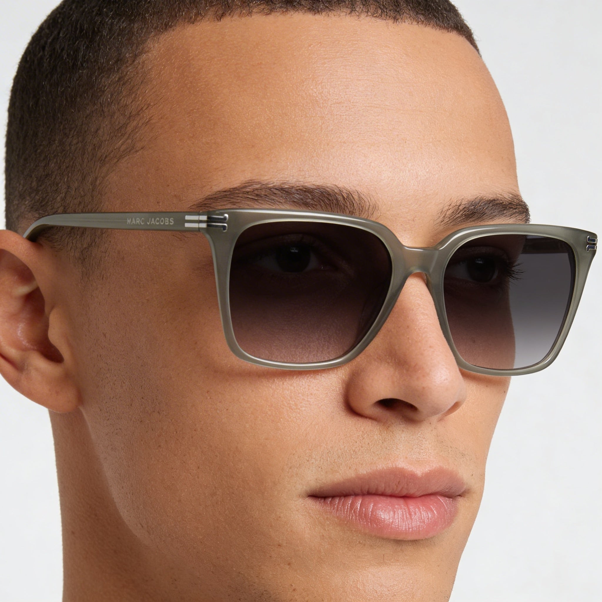 Marc Jacobs Mod(Jar) Men's Acetate Eyewear Frames Sage Grey with Clear UV Protected Lenses 55mm, Photo 5