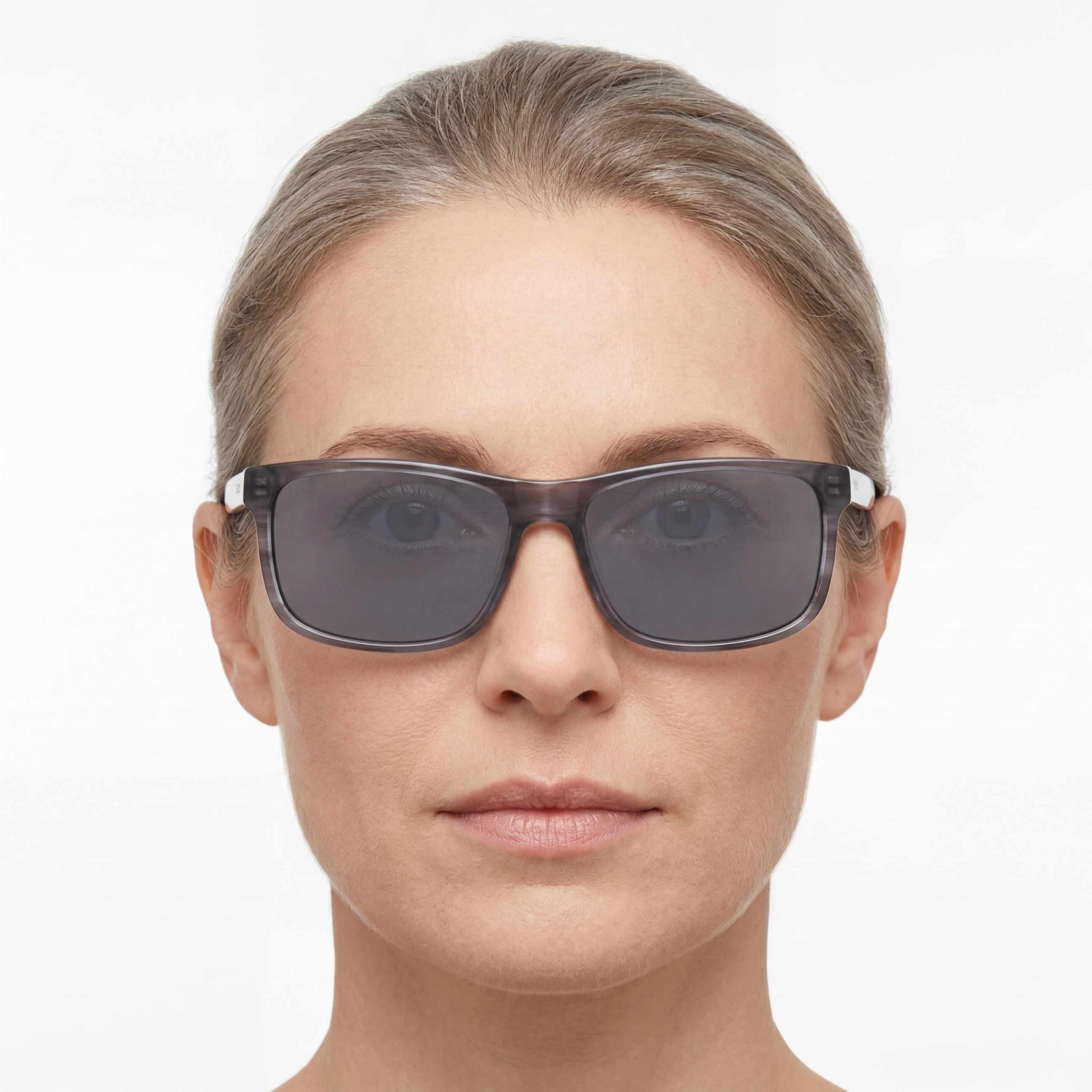 Fossil Women's Casual Stainless Steel Light Gold Dark Grey UV Protection Non-Polarized Sunglasses 61mm, Photo 4