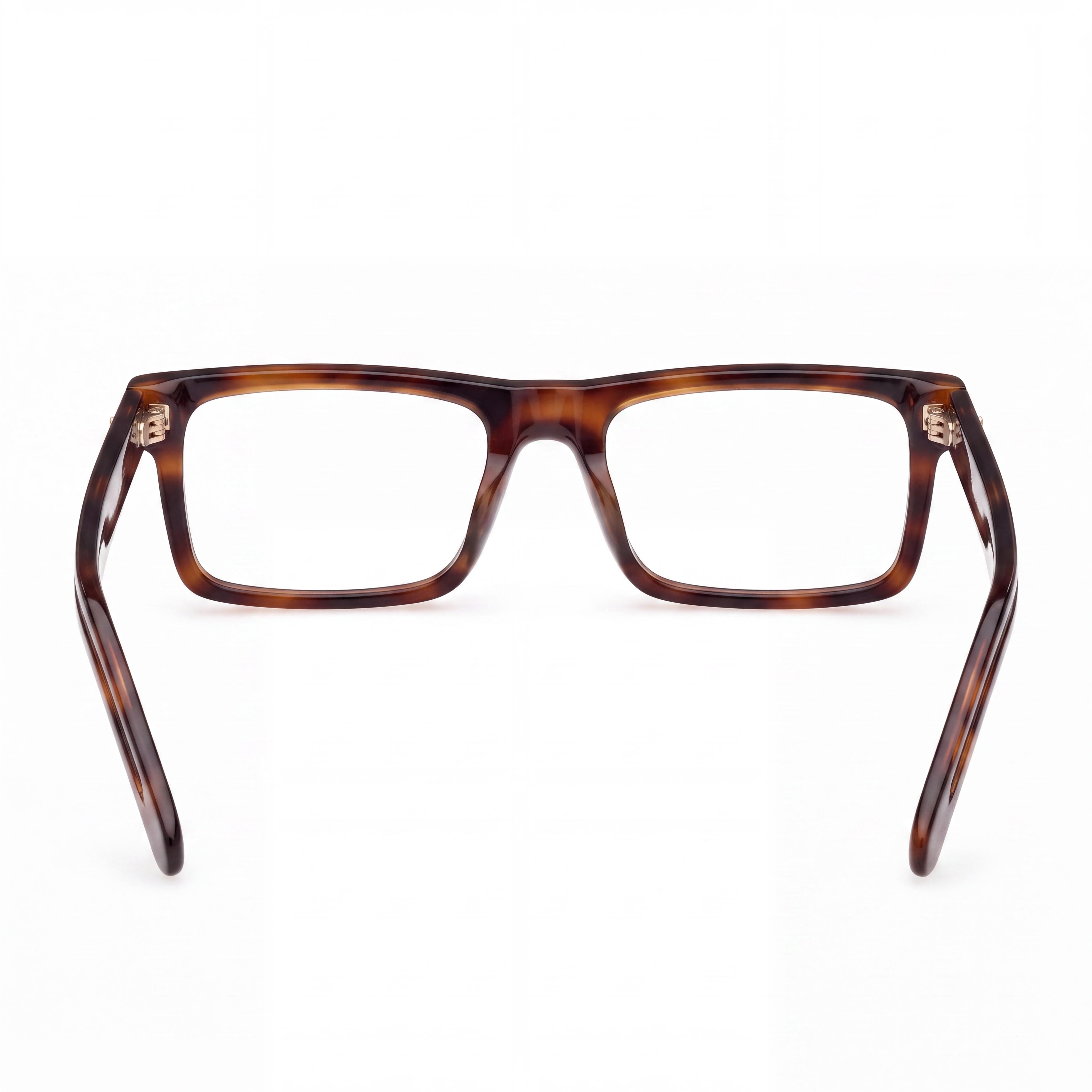 adidas Originals Or5107 Men's Dark Havana Plastic Frame Optical Eyeglasses with Clear Polycarbonate Lenses 53mm, Photo 4