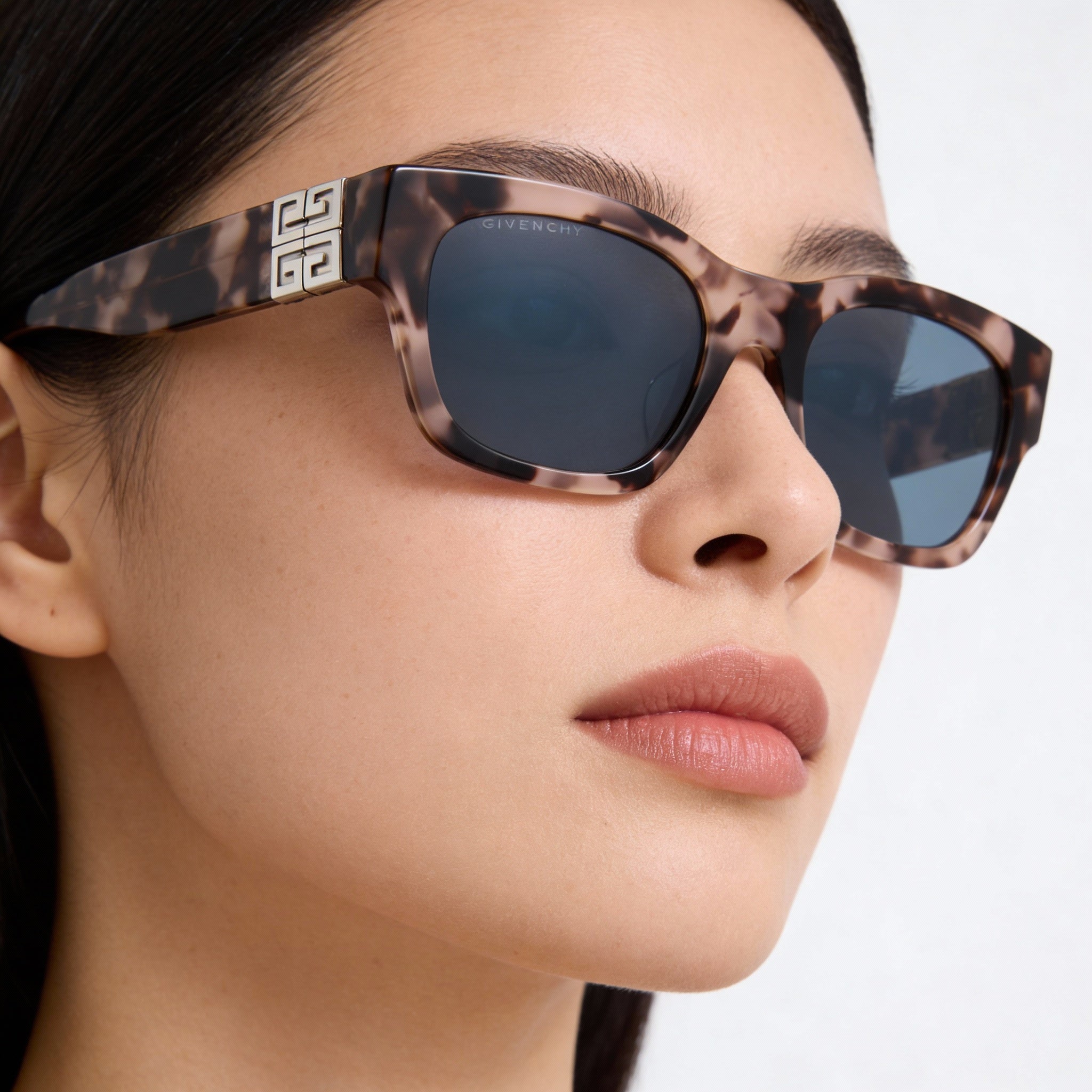 Gafas de sol polarizadas Givenchy Classic para mujer con montura de madera en color marrón habano 56-20-135, Photo 4
