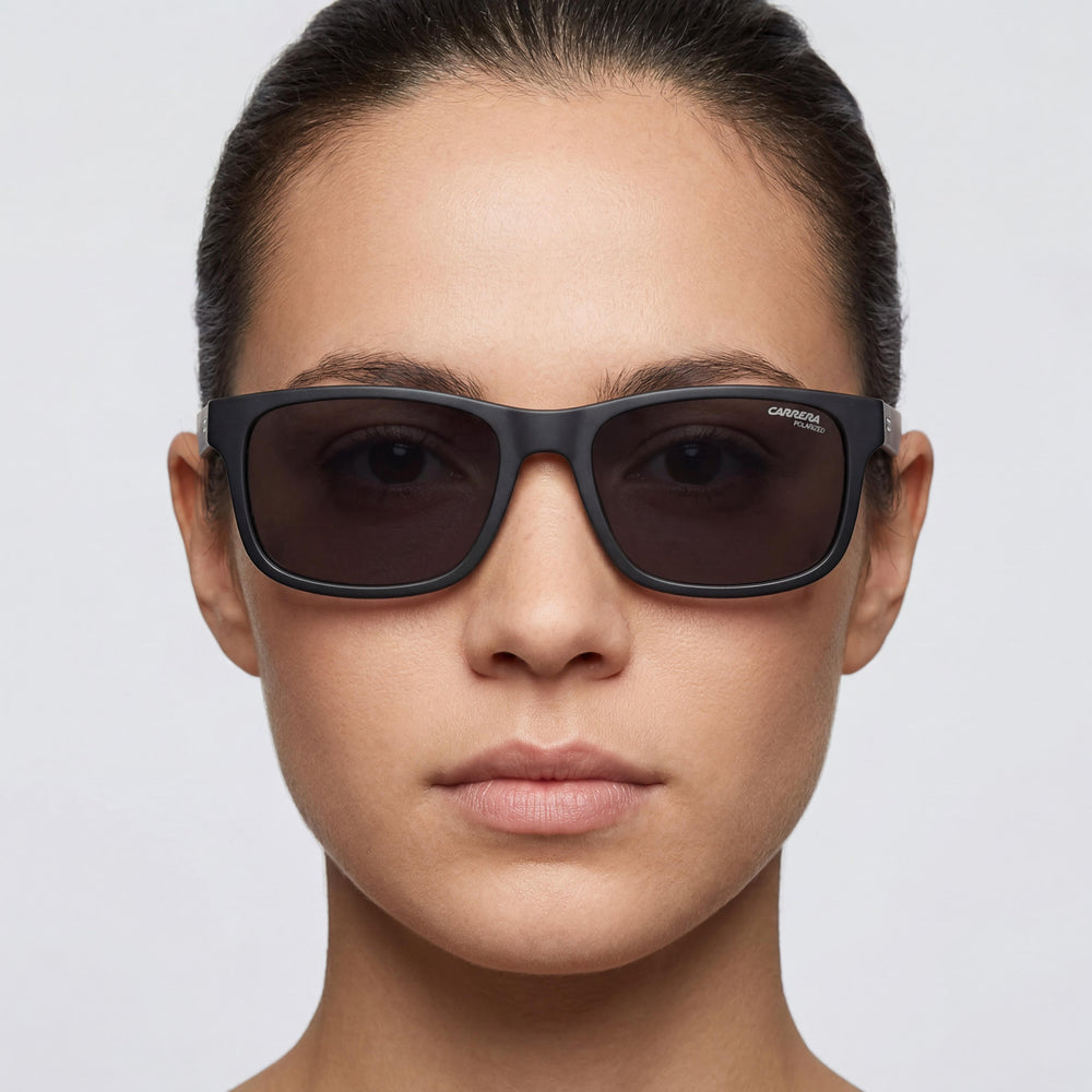 Carrera 299/S Sunglasses for Unisex with Matt Black Plastic Frame and UV Protected Non-Polarized Lenses 57mm
