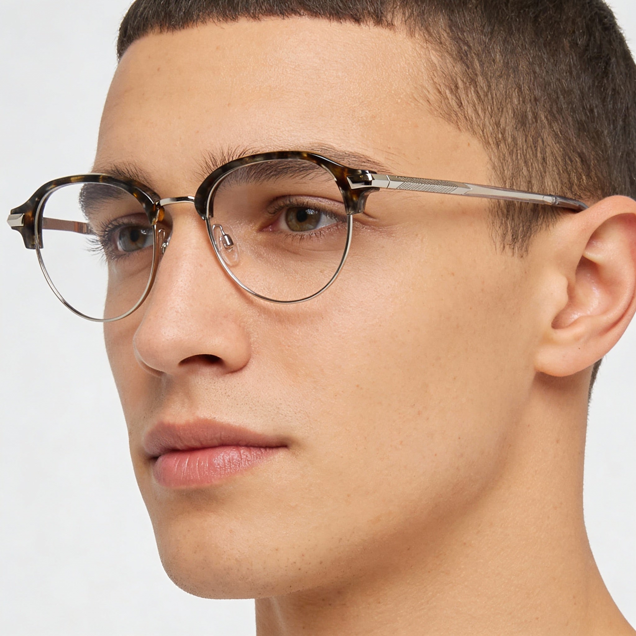 rag & bone Modern Men's Grey Havana Alloy Steel Non-polarised Sunglasses 48, Photo 3