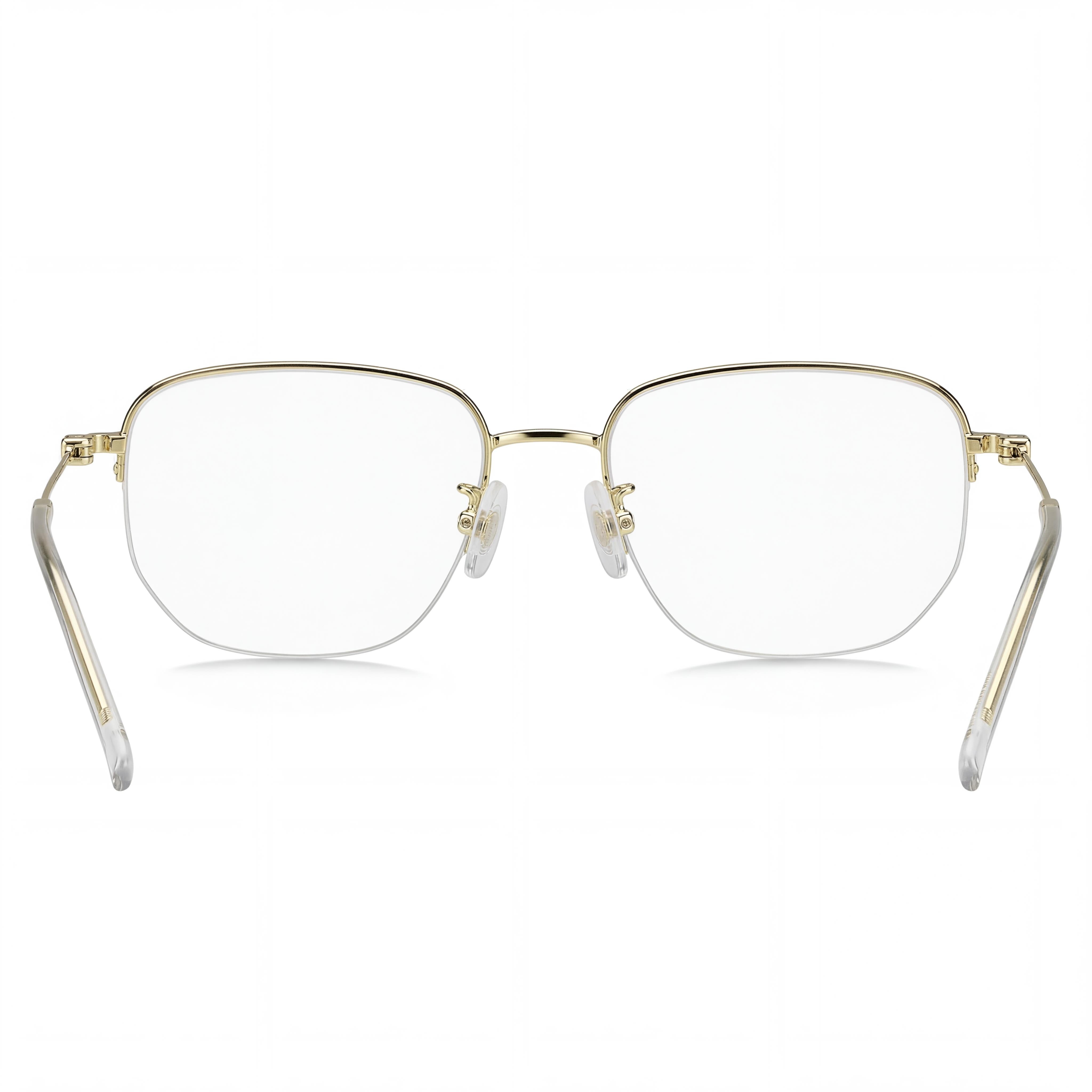Gafas de sol informales unisex Hugo Boss, aleación de acero dorado, lentes de policarbonato no polarizadas, ancho de lente de 54 mm, puente de 18 mm, Photo 4