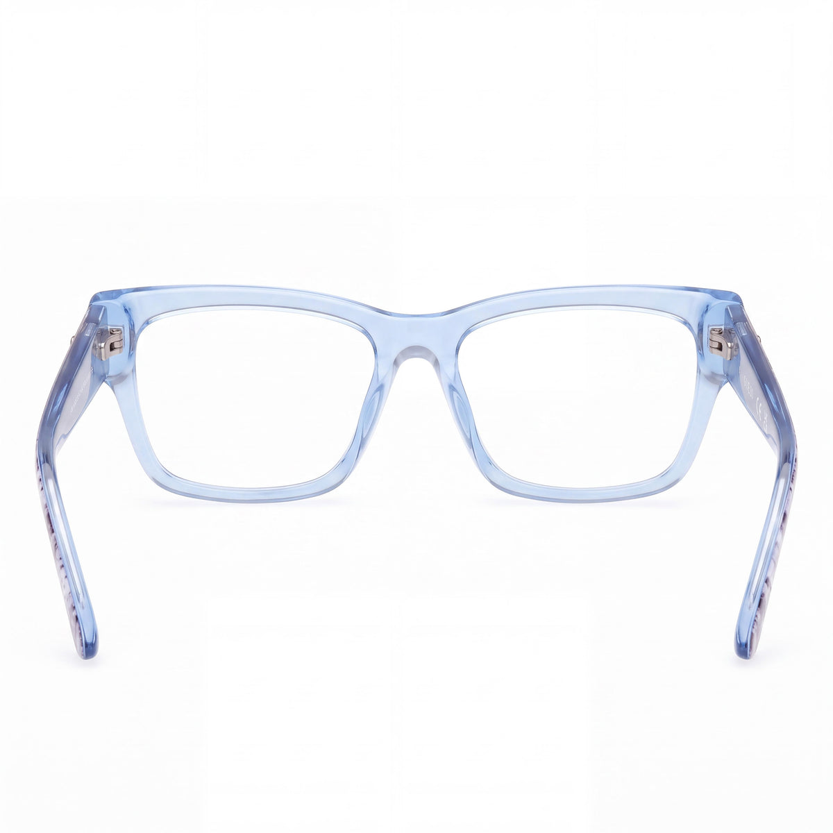 Gafas GUESS para Mujer Gu50126 con Montura de Plástico Monocolor Azul Claro y Cristales de Policarbonato Multicolor 53mm, Photo 3
