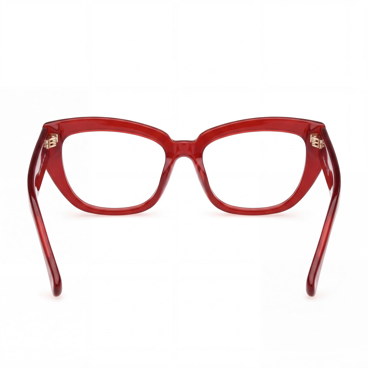 Gafas MaxMara Modern para mujer en rojo oscuro brillante 53-17-140, Photo 3