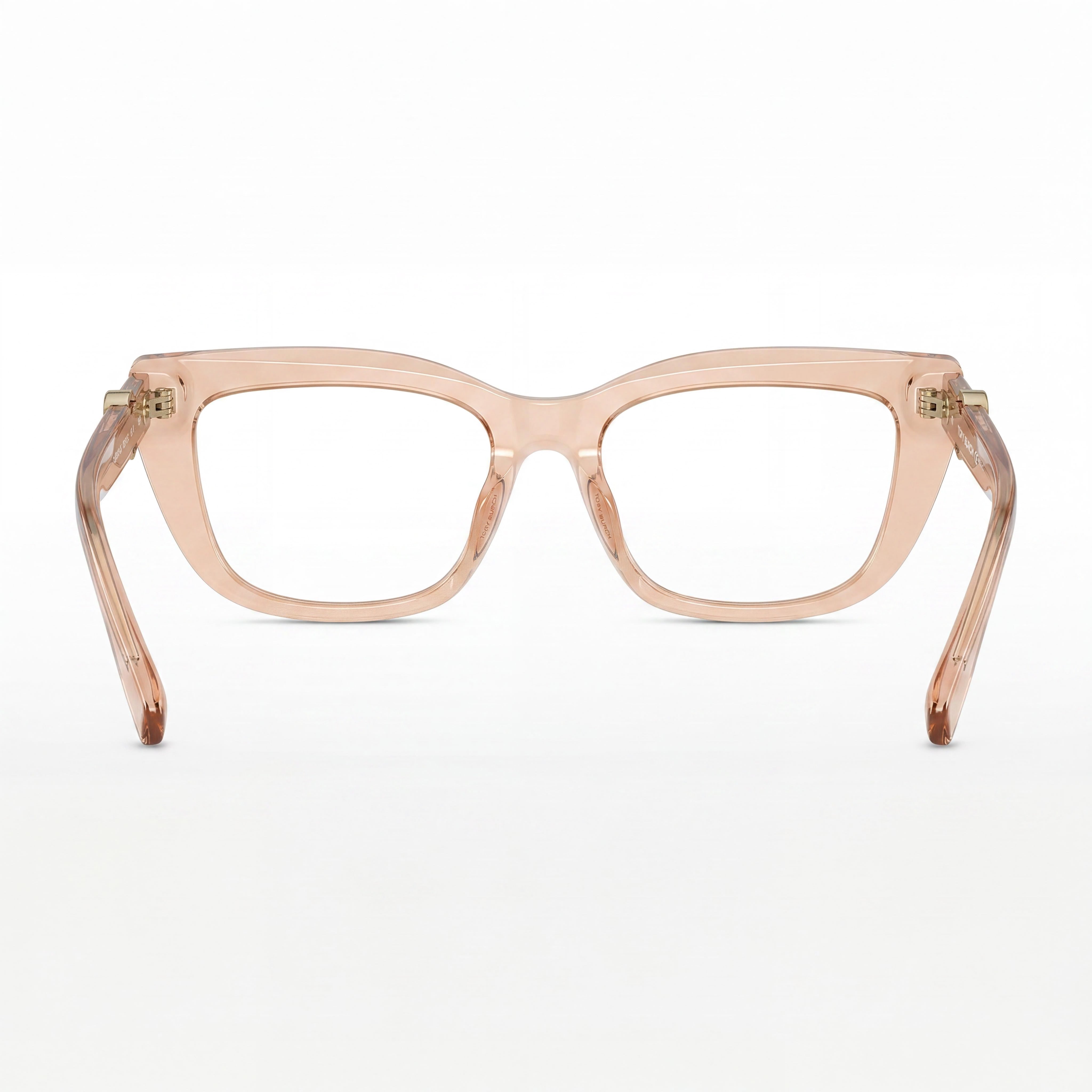 Gafas de mujer Tory Burch de acetato transparente marrón 51 mm, Photo 3