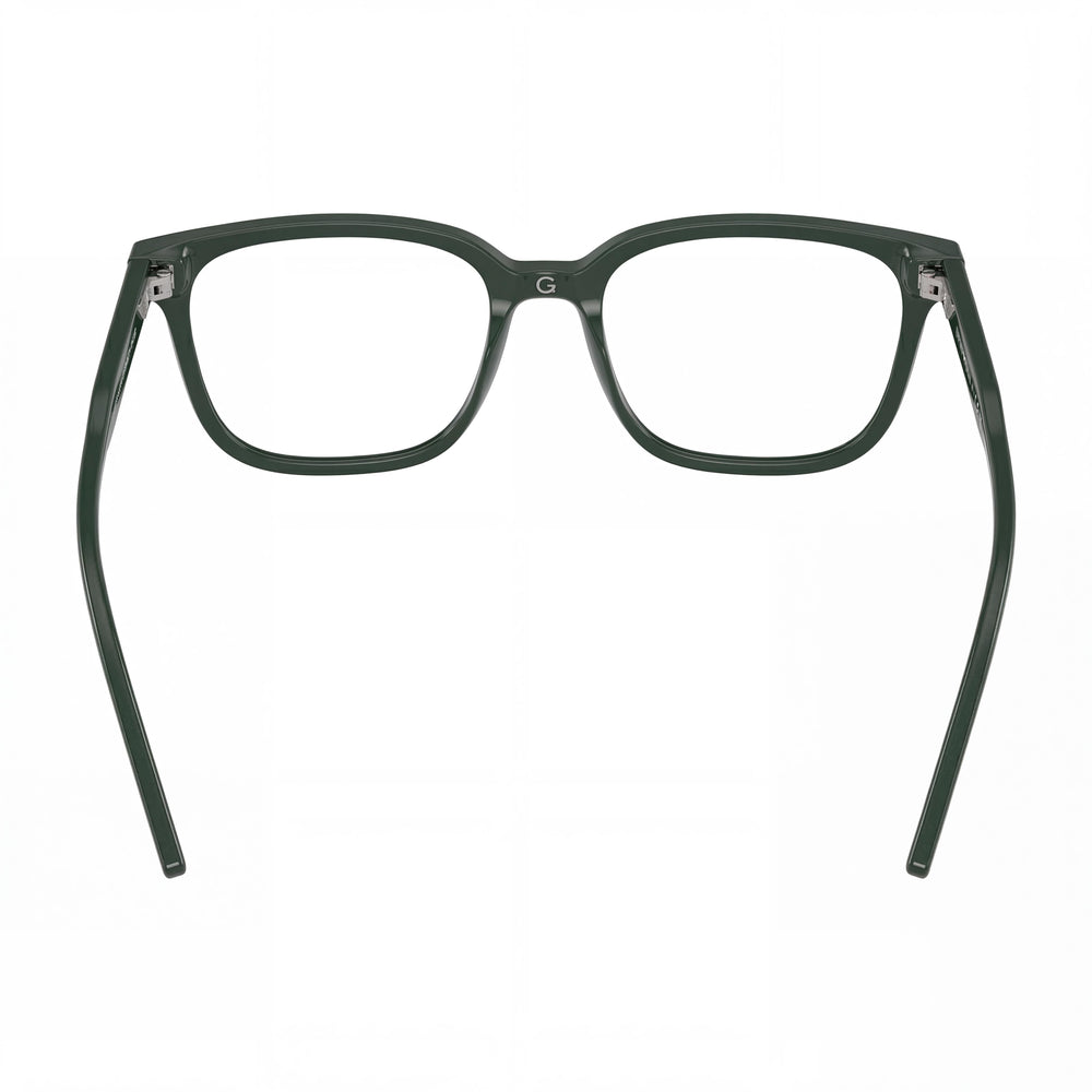 Emporio Armani Ea3258 Men's Square Shiny Green Plastic Frame Prescription Ready Eyeglasses 54mm