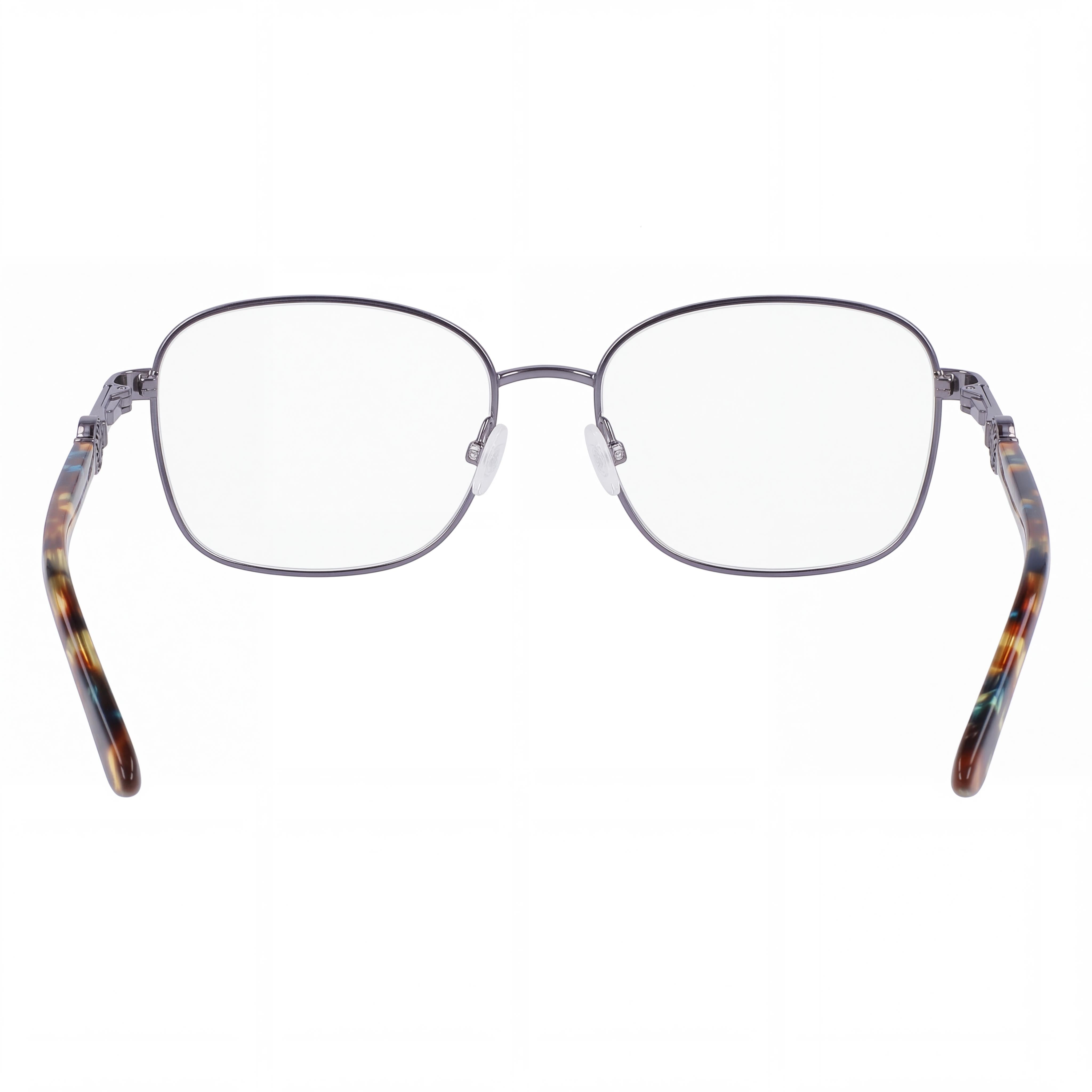 Gafas para hombre Anne Klein Ak5103 con montura de metal color pizarra, lentes transparentes de policarbonato, 52 mm, Photo 4