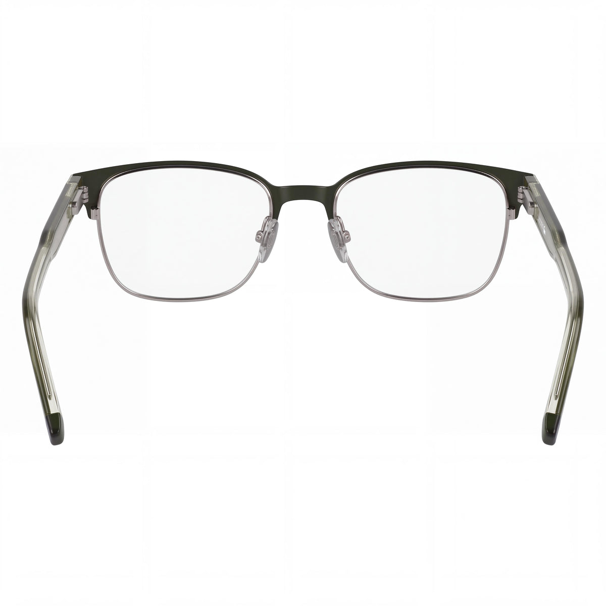 Lacoste Casual Men's Matte Khaki Plastic Transparent Lens Eyeglasses 53-18-145, Photo 2