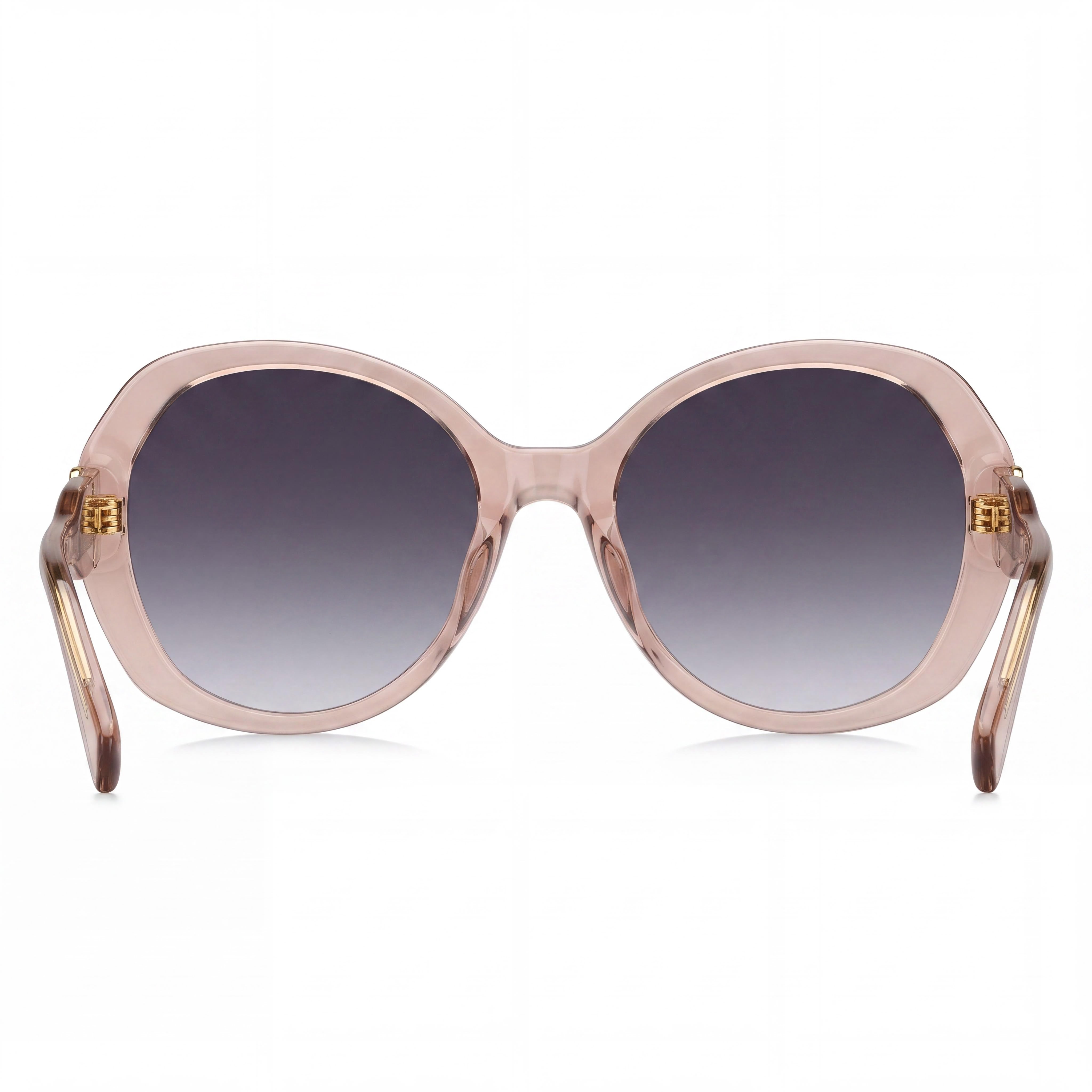 Gafas de sol Marc Jacobs Marc 763/S para mujer, de acetato, color nude/montura gris oscuro, lente gris oscuro jaspeado, protección UV no polarizada, 55 mm, Photo 3