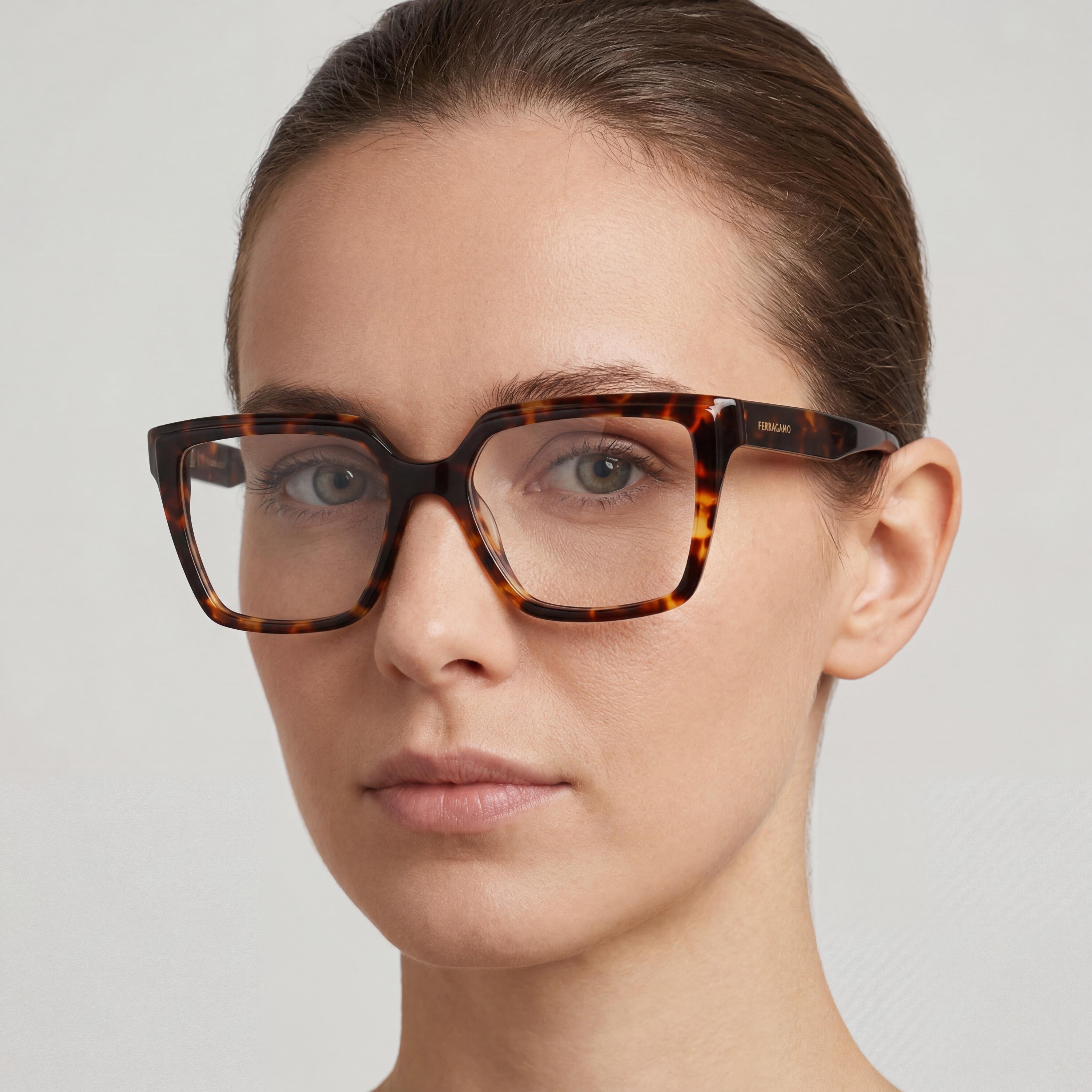 Salvatore Ferragamo Women's SF2950N Modern Dark Tortoise Acetate Frame Polycarbonate Lens Sunglasses 54mm, Photo 5