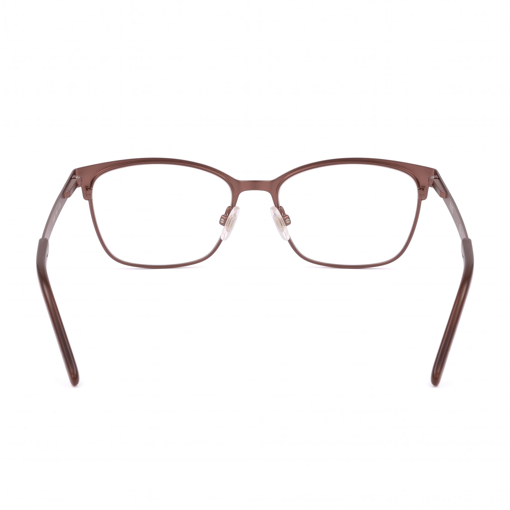 Gafas de mujer BOSS HG 1083 ojo de gato de aleación de acero marrón mate de 54 mm, Photo 3