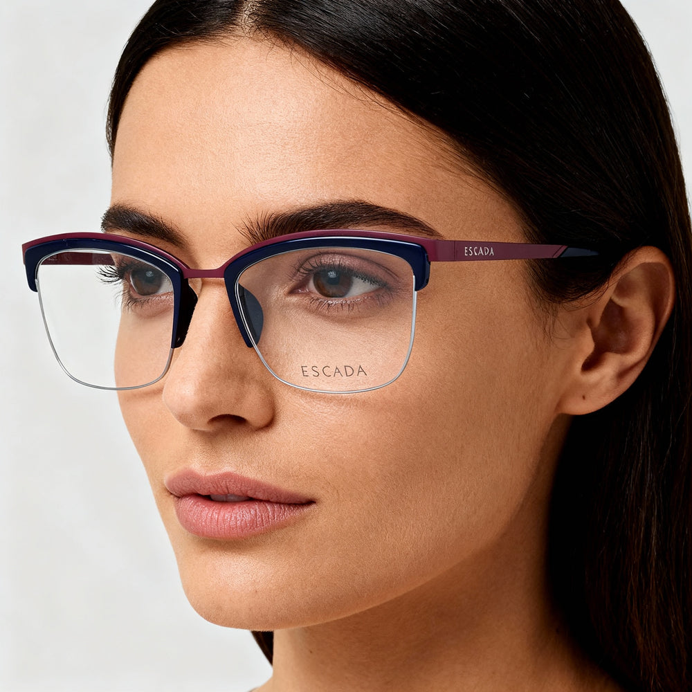 Escada Av2022-Escade-Escade Mod Ves-3251a62c Women's Multicoloured Non-Polarized Plastic Eyeglasses 135mm Temple