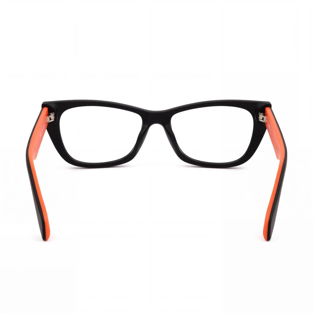 adidas Originals Or5010 Women's Matte Black Injected Ophthalmic Frame with Polycarbonate Lenses Eyeglasses 55mm