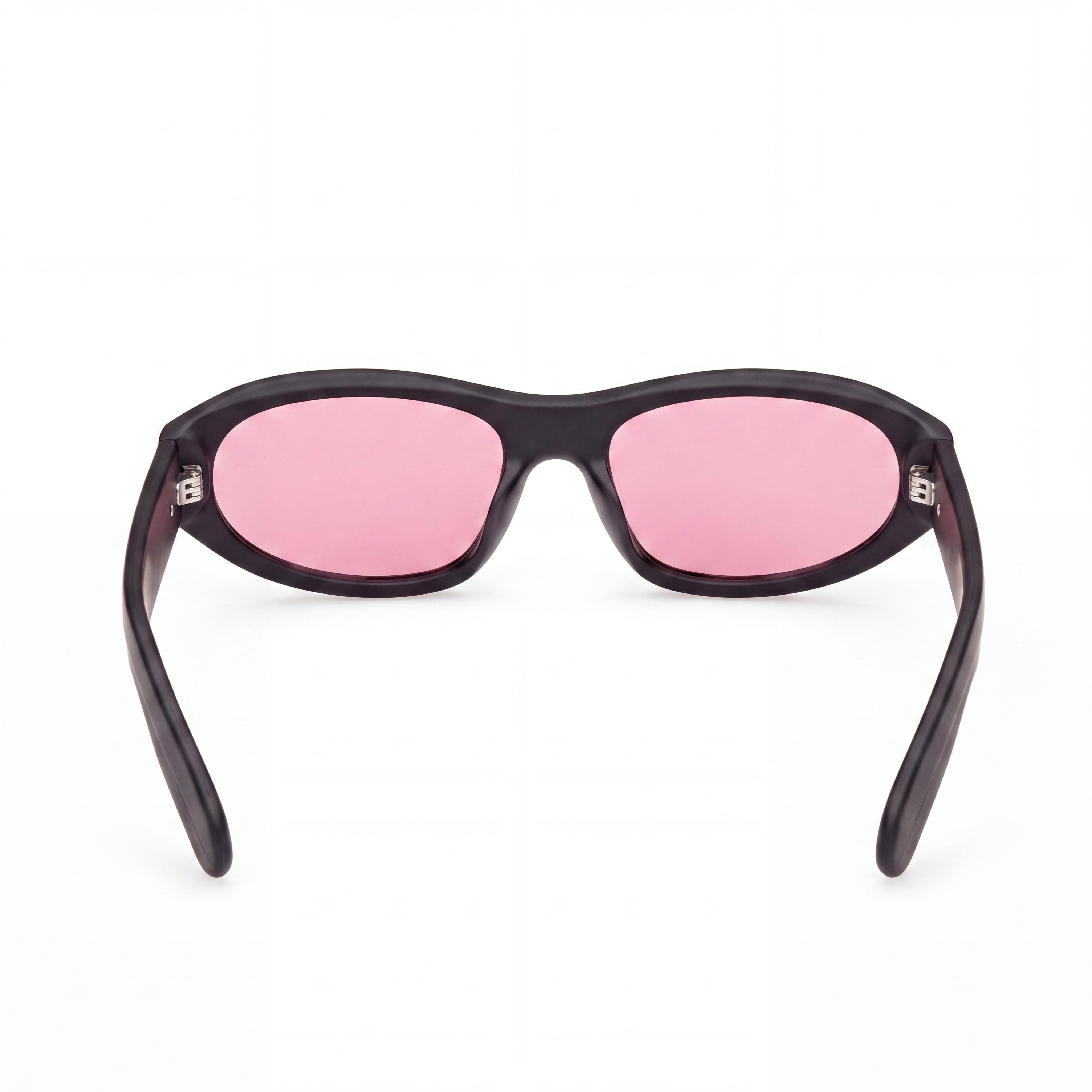adidas Originals Mid-Century Modern Unisex Sunglasses with Matte Black Acetate Frame and Violet Lenses 57mm, Photo 3