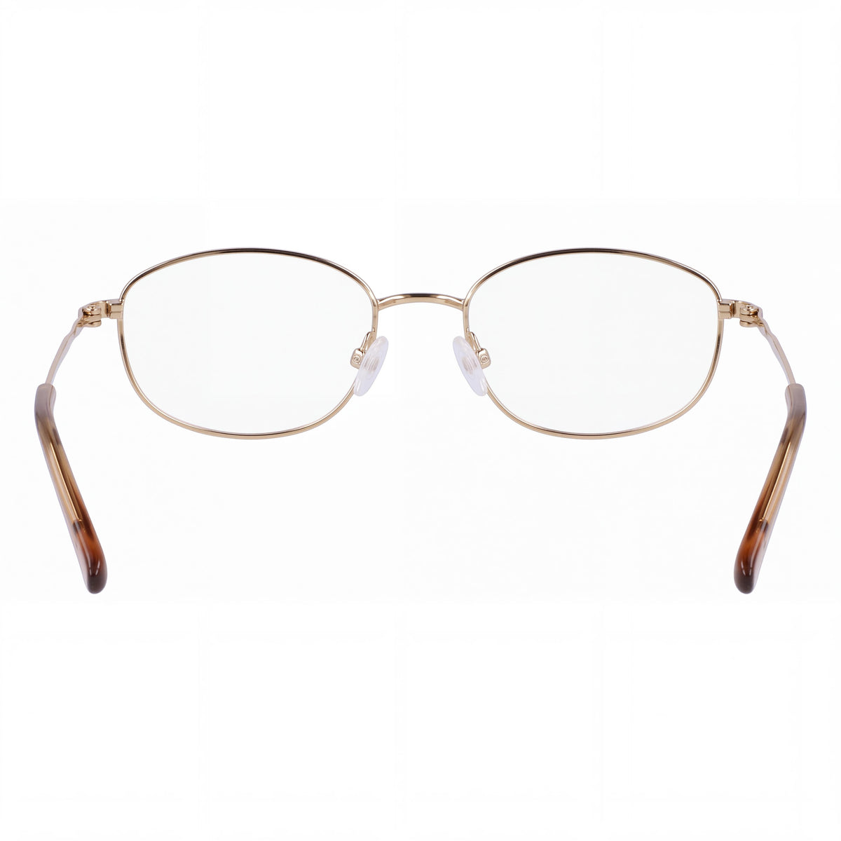 Flexon W3039 Unisex Acetate Shiny Gold Frame Eyewear with Lenses, 100% UVA & UVB Protection, 53mm, Photo 3