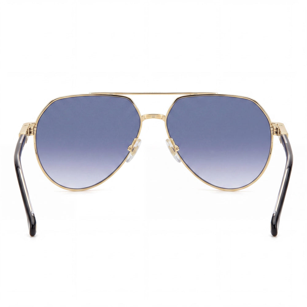 Carrera 1067/S Women's Gold Acetate Frame Smoke Lenses Non- 62mm Sunglasses