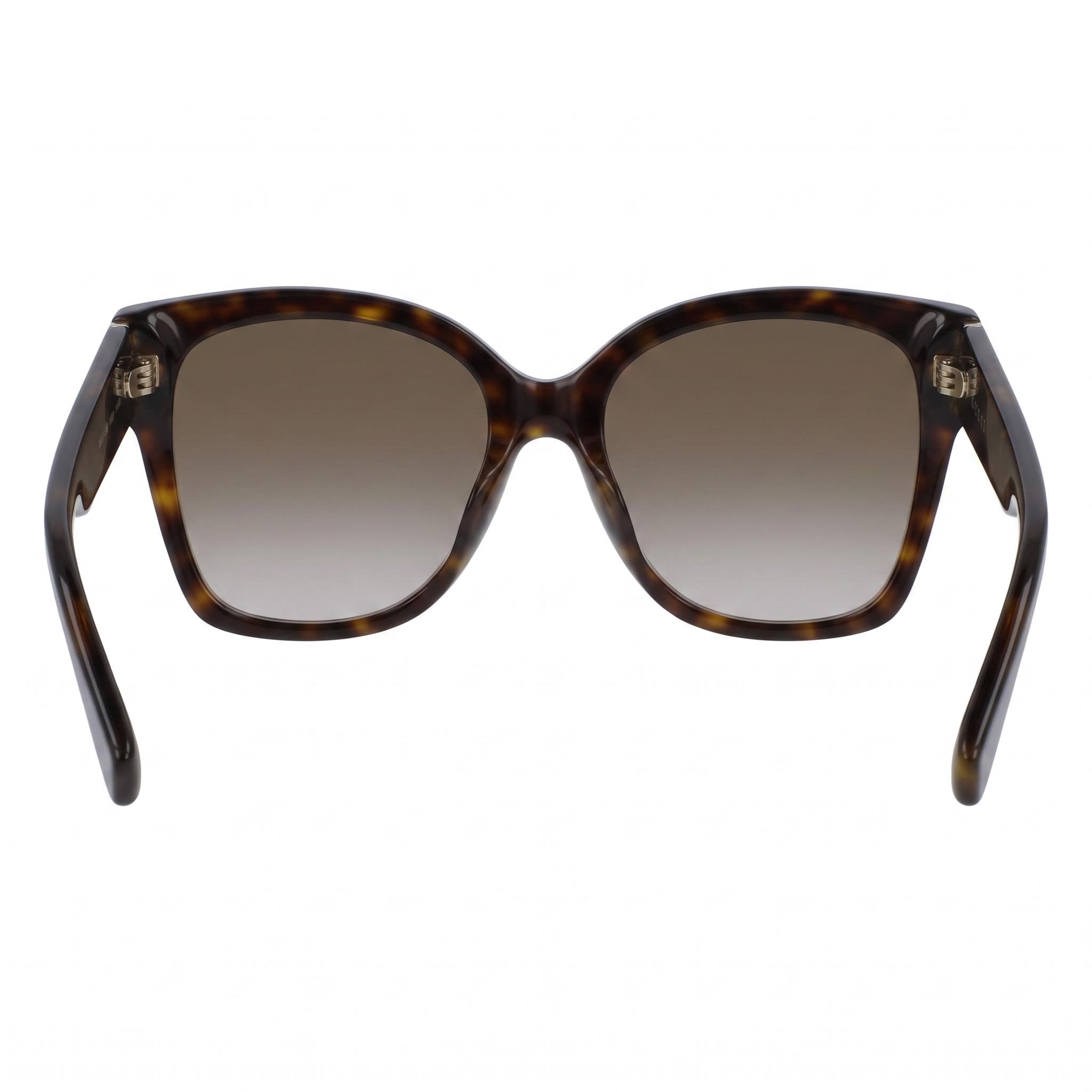 Gafas de sol Gucci Glam para mujer, color marrón habano oscuro, sin polarizar, con protección UV, lentes de 54 mm, Photo 4