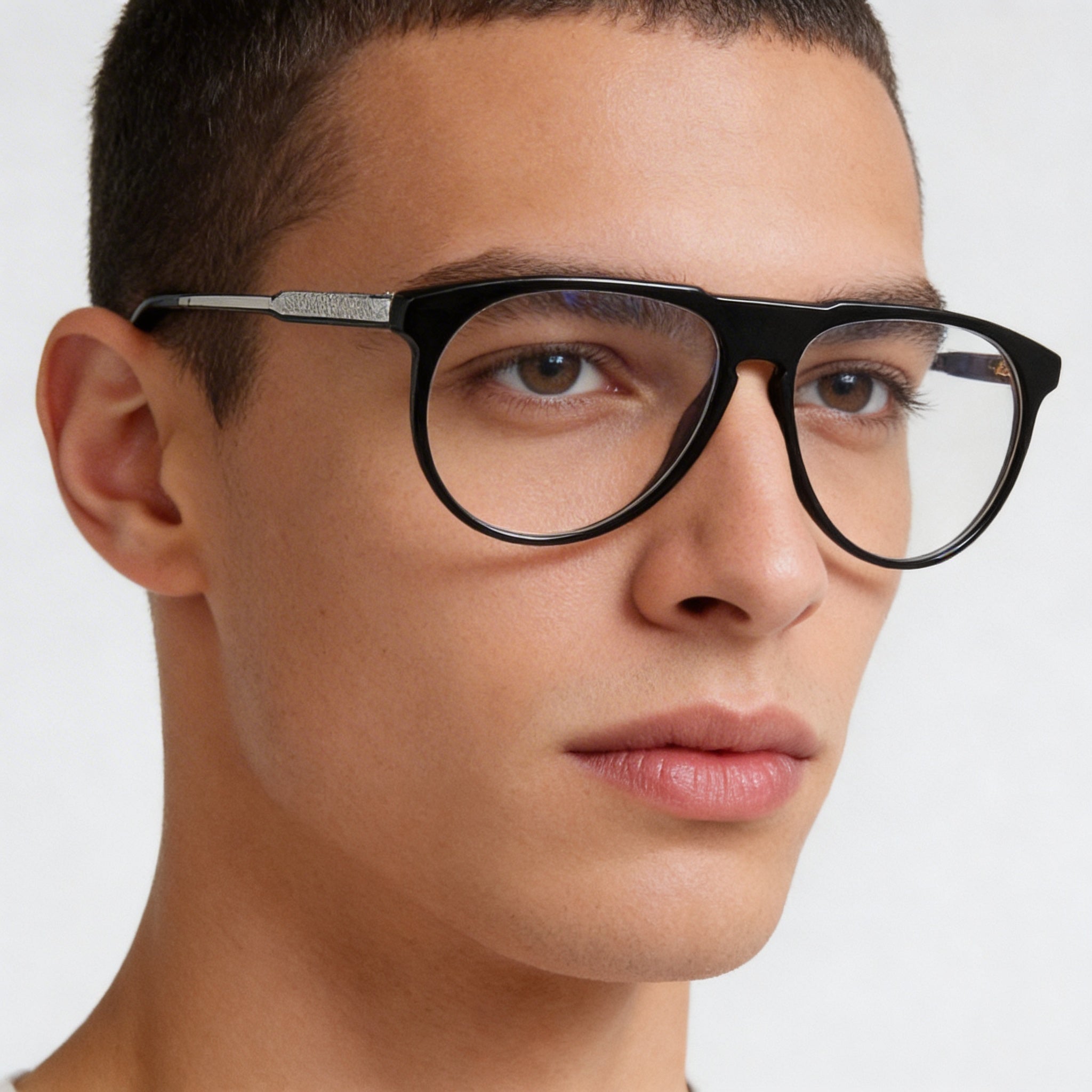 Gafas de sol Victoria Beckham Vb2602 de hombre con montura de metal negro y lentes de policarbonato, ancho de lente de 58 mm, Photo 4