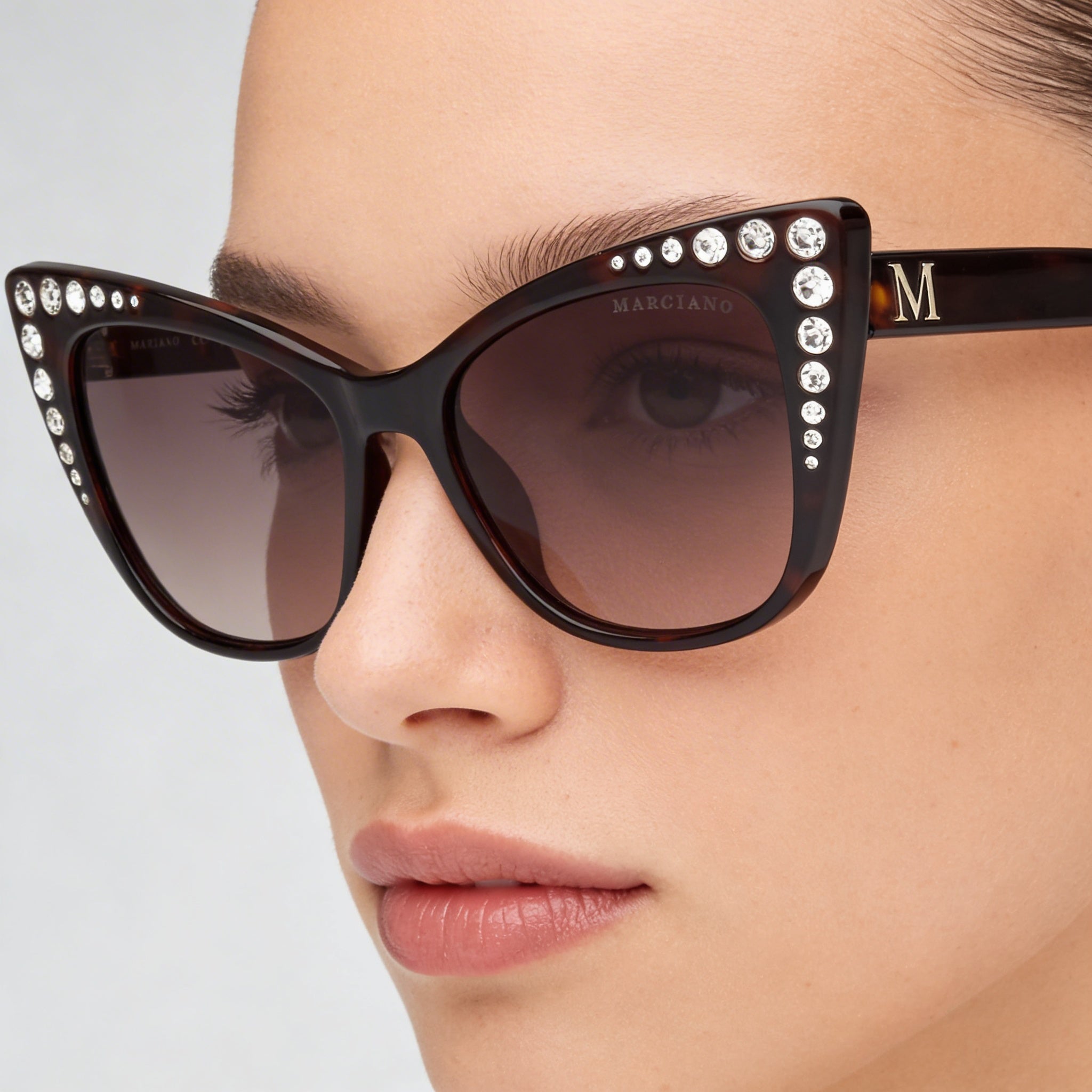 GUESS by Marciano Gm00000 Unisex Injected Dark Havana Frame Non-Polarized Lens Eyewear 54-17-145, Photo 2