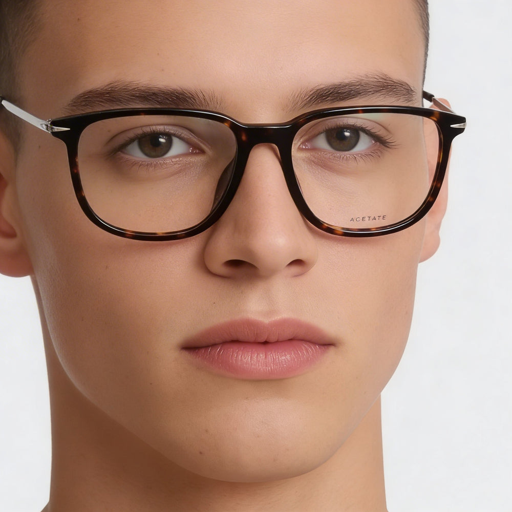 David Beckham Db 7074/F Unisex Eyewear featuring Acetate Frame in Havana Ruthenium, Lens Width 55mm