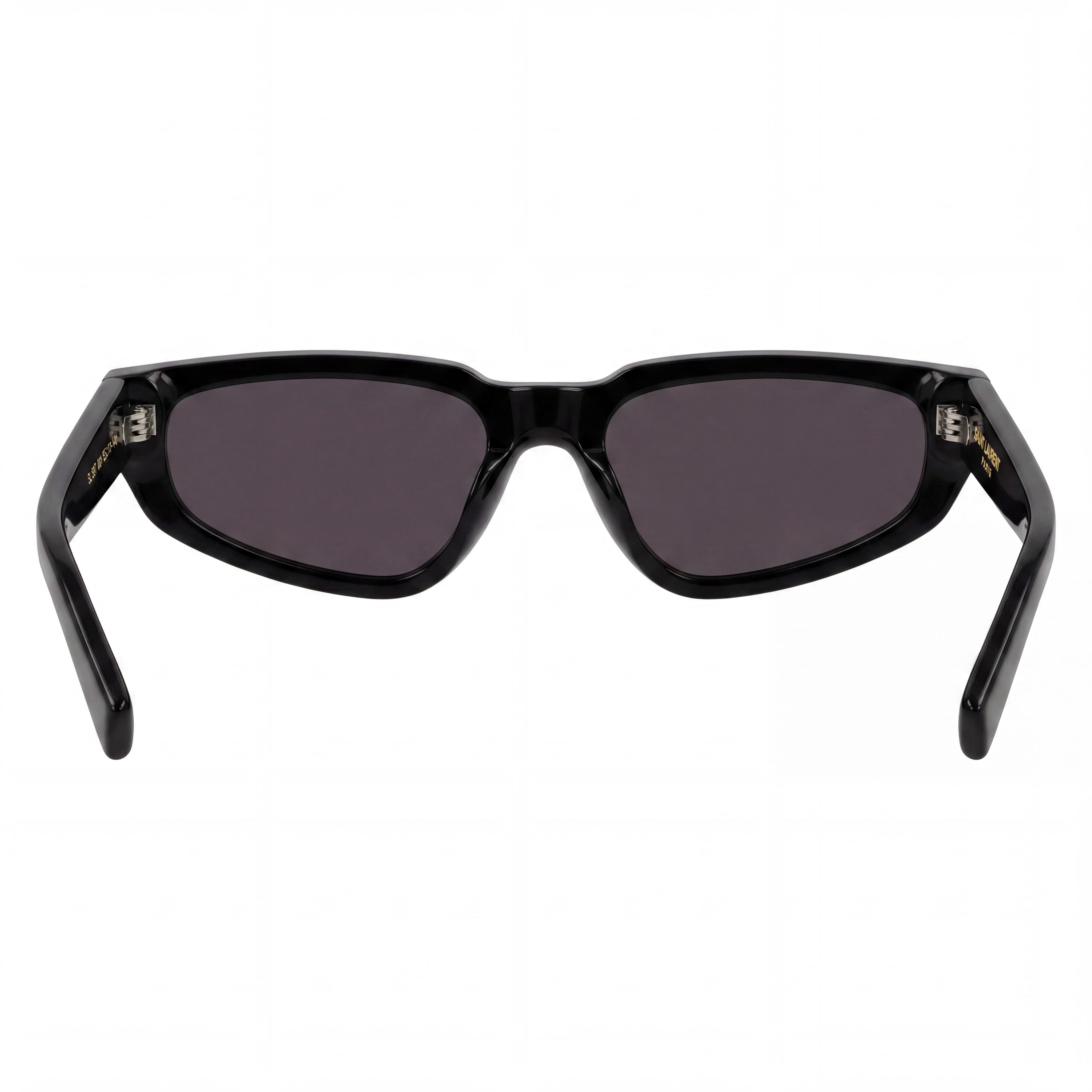 Gafas de sol clásicas Yves Saint Laurent SL 634 Nova para mujer, montura negra reciclada y lentes negras, 61 mm, Photo 3