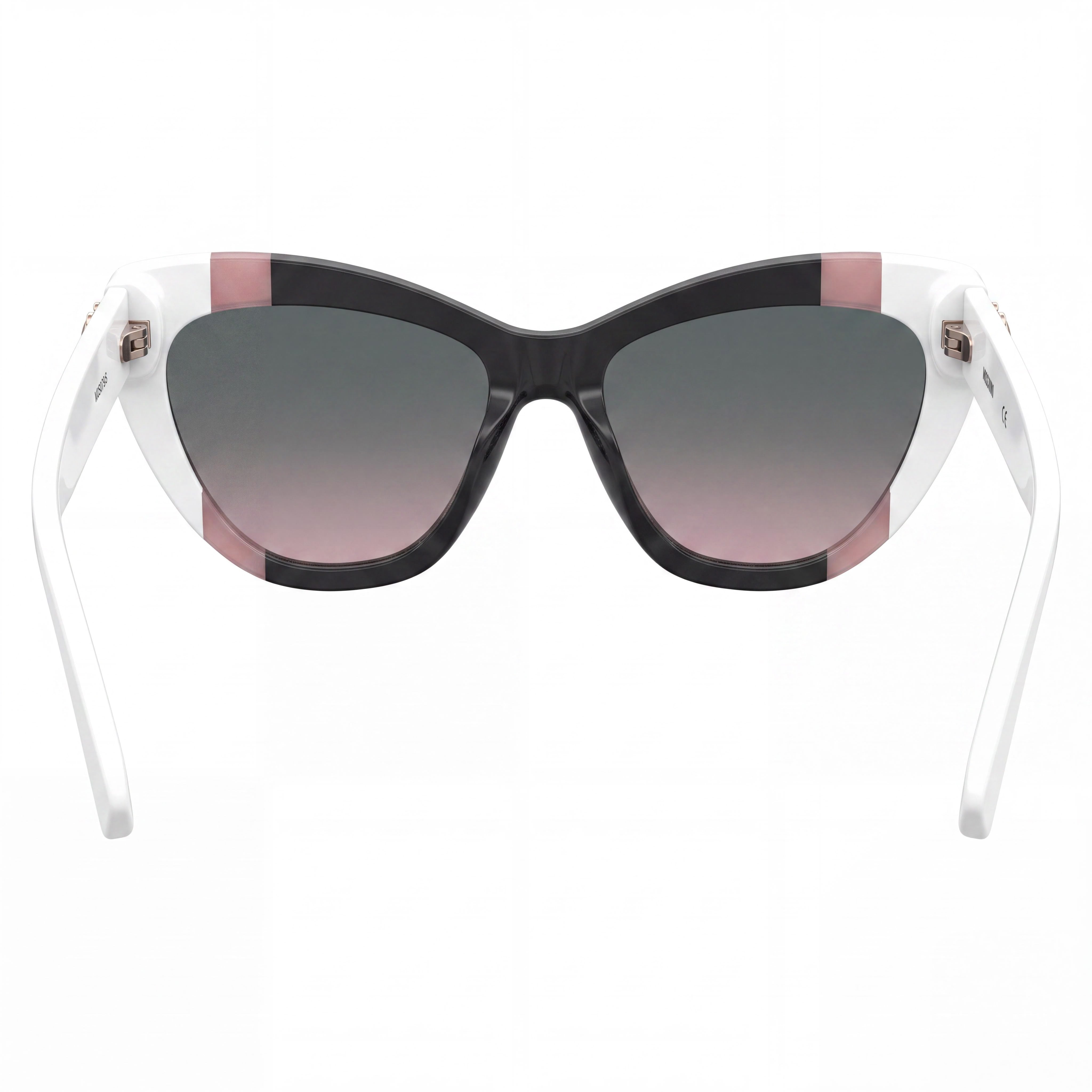 Moschino MOS122/S Classic Cat Eye Women's Acetate Black Pink Sunglasses 54mm UV Protection, Photo 4