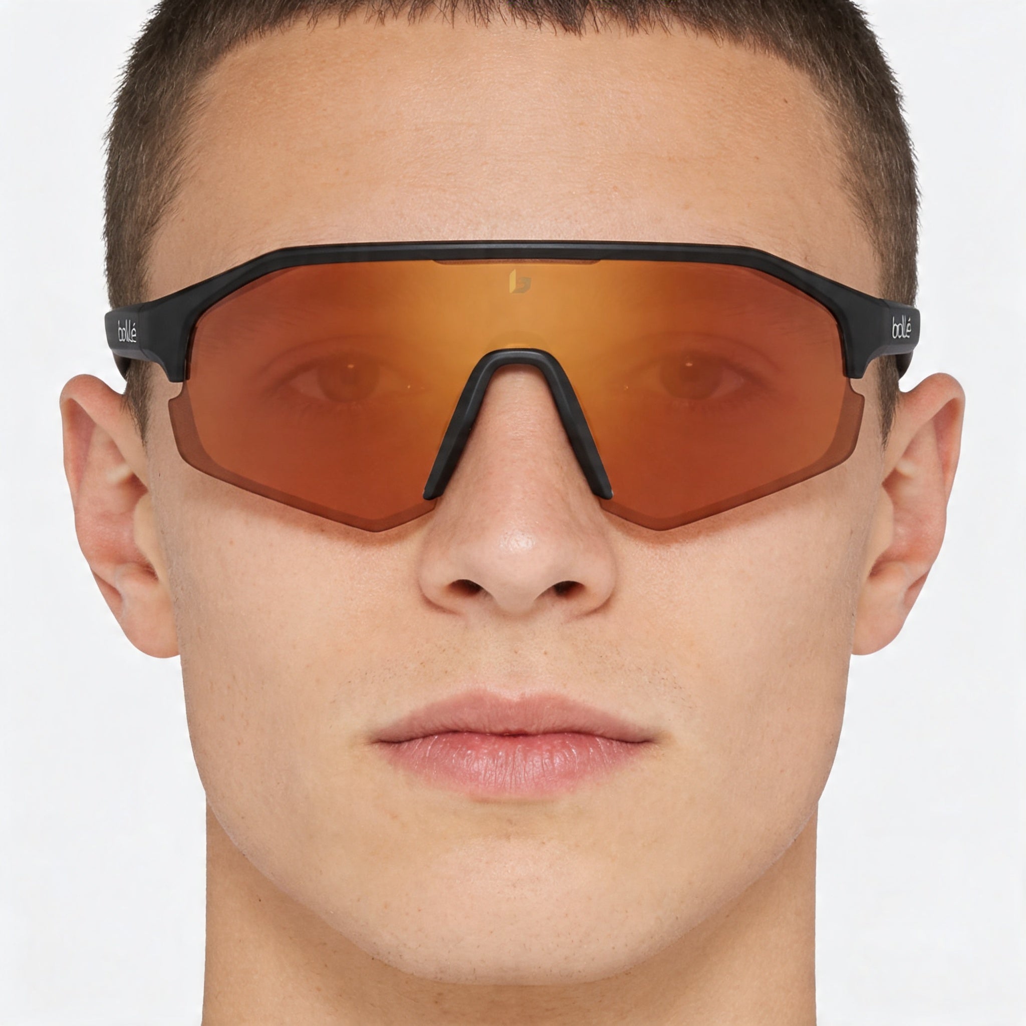 Gafas de sol bollé Lightshifter unisex con protección UV fotocromática de poliuretano termoplástico - Lemon Oleo, lentes Phantom Brown Red, Photo 5