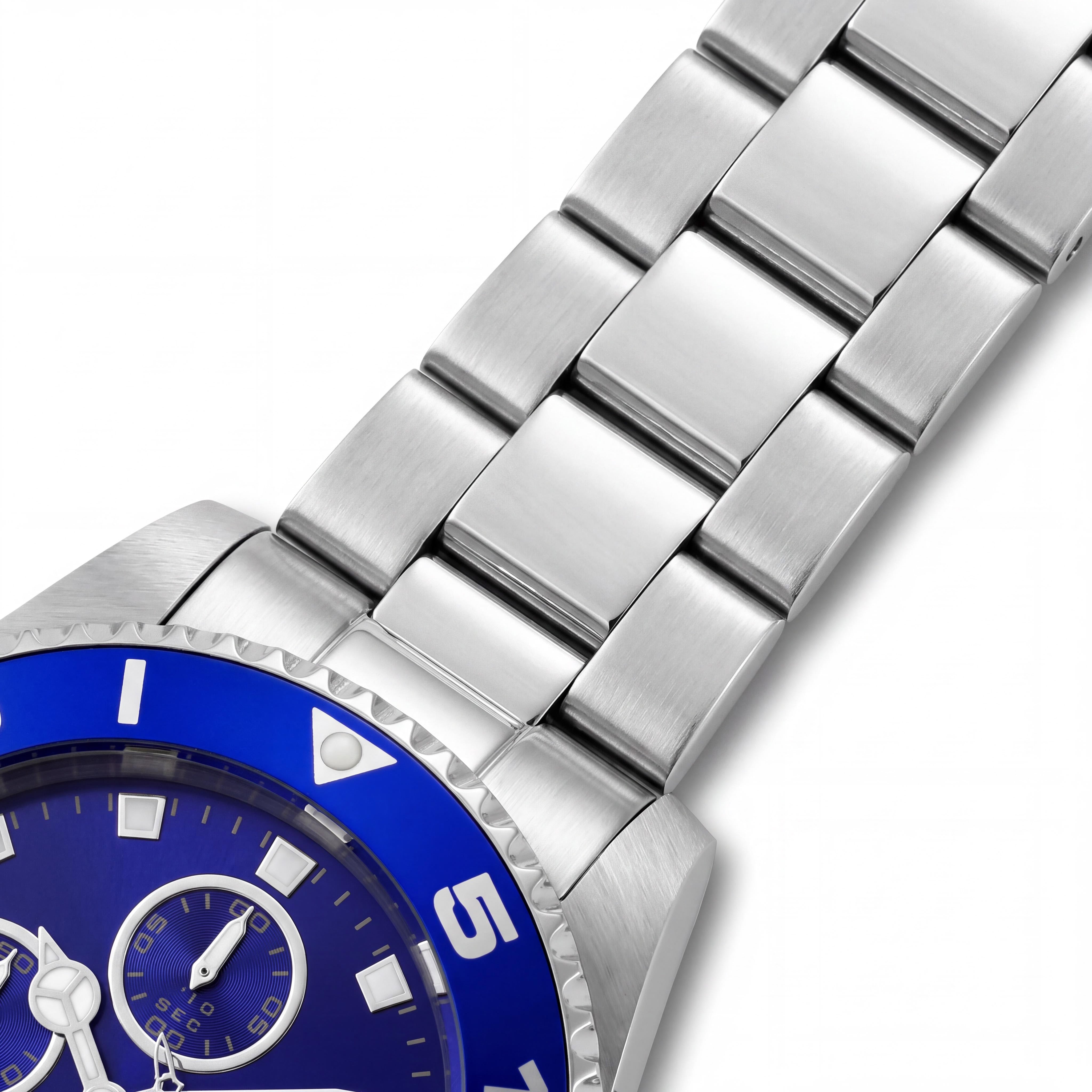 Invicta Pro Diver Connection 28690 Men's Quartz Chronograph Watch, Blue Dial, Silver Stainless Steel, 43mm, Photo 3