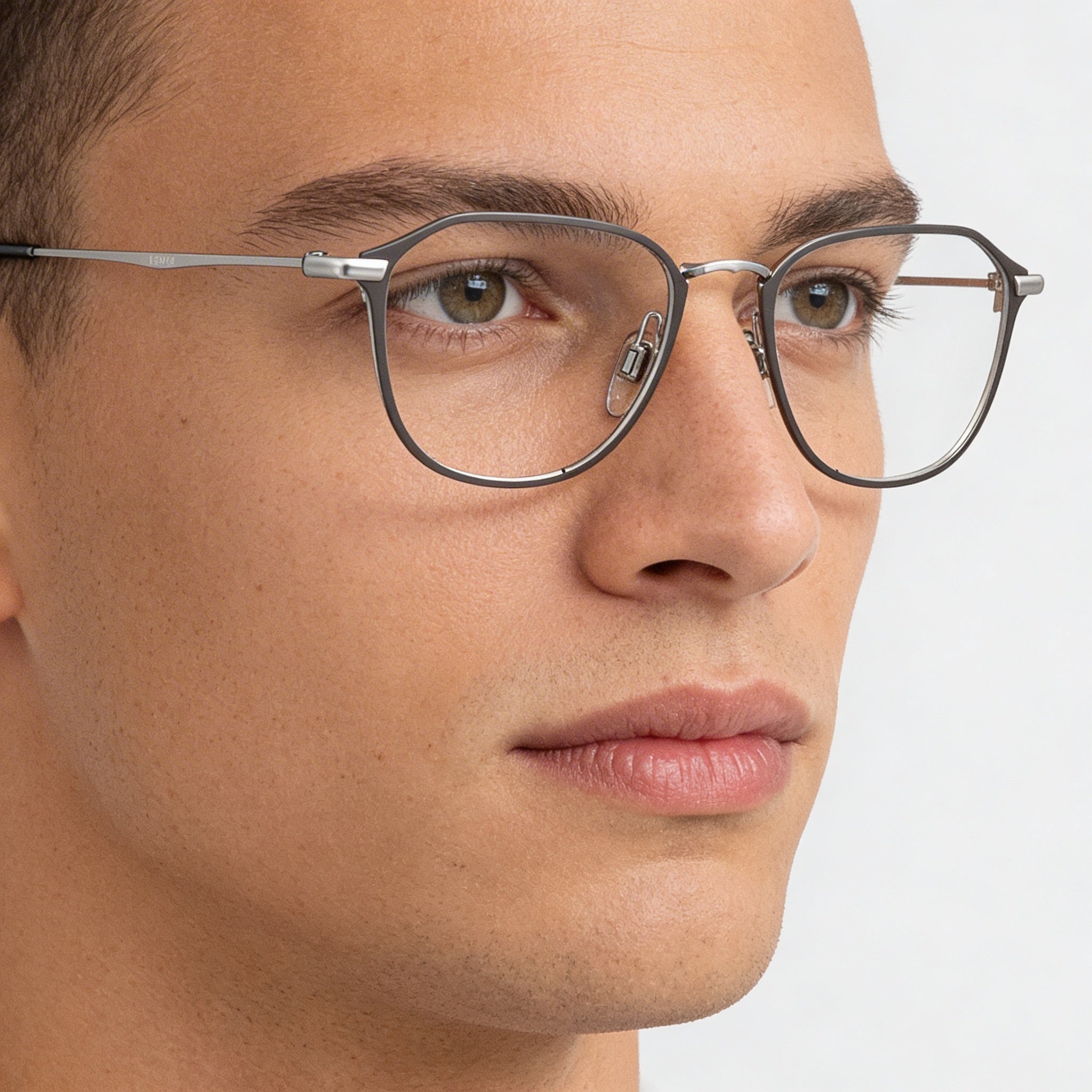 Gafas de sol Levi's Lv 5010 para hombre con montura metálica, aptas para prescripción, gris mate, 52 mm, Photo 4