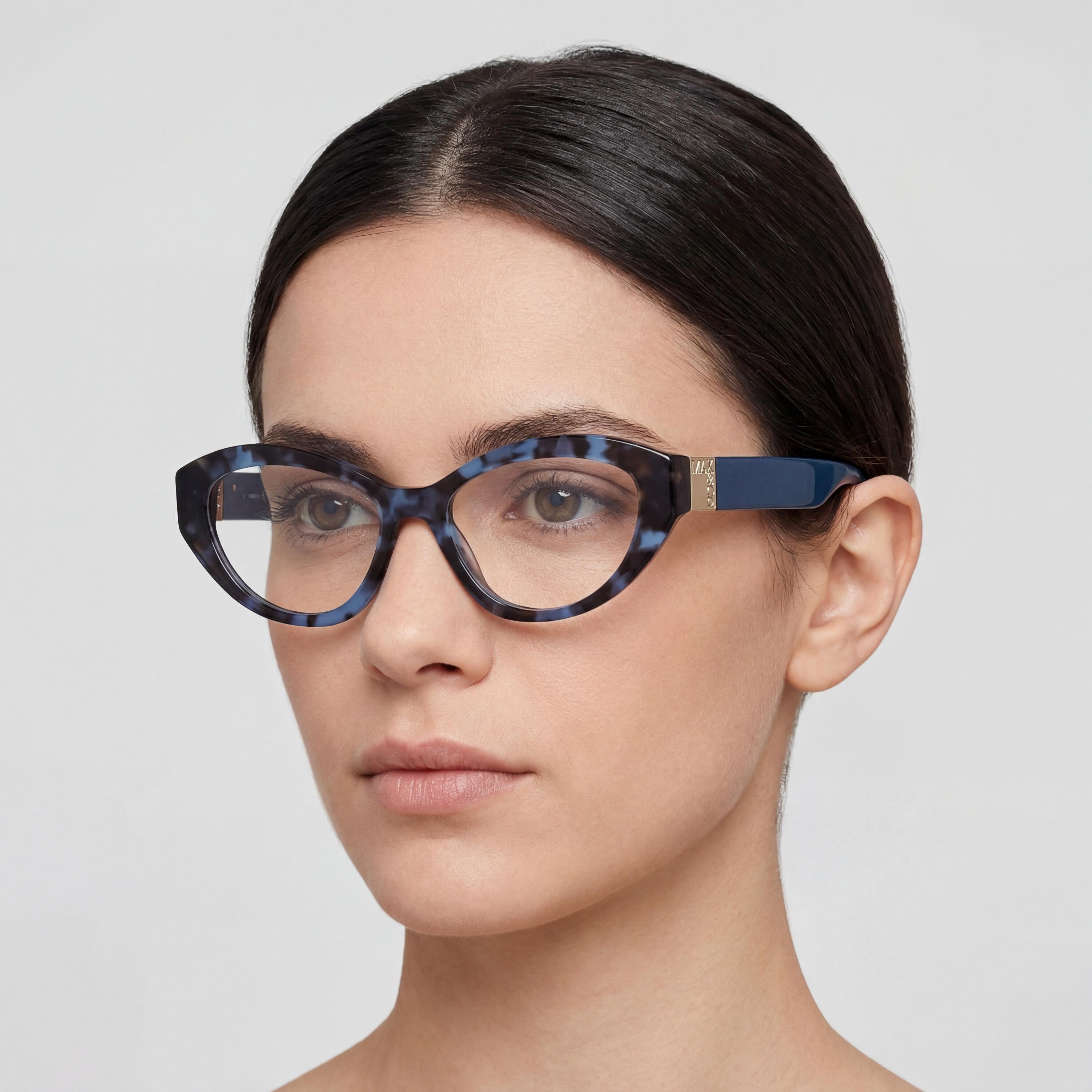 Max & Co. MODERNO Women's Eyeglasses featuring a Coloured Havana Acetate Frame with 53mm Lens Width, Photo 5