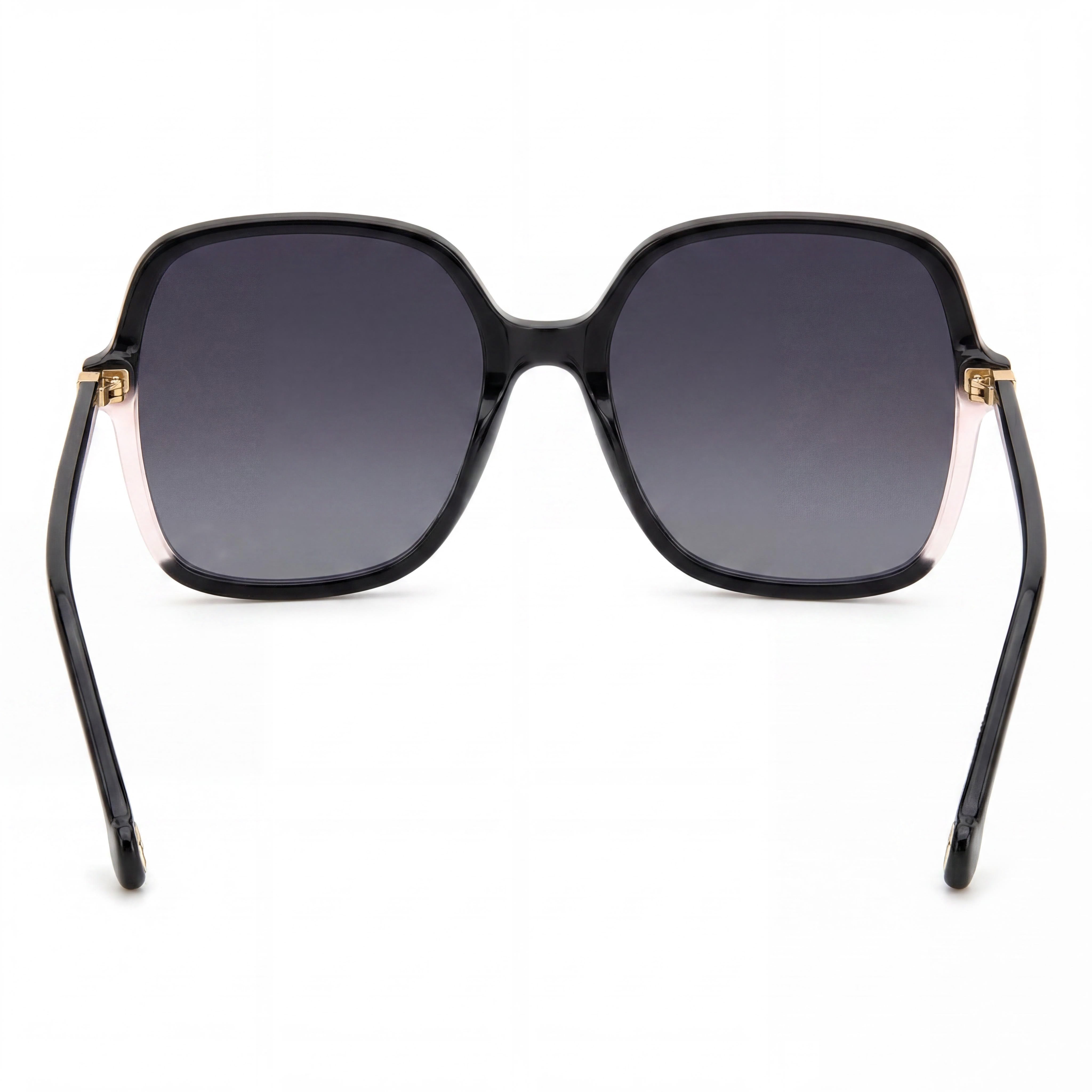 Carolina Herrera Classic Women's Black Pink Light Acetate Non-Polarized UV Protection Sunglasses 56mm, Photo 4