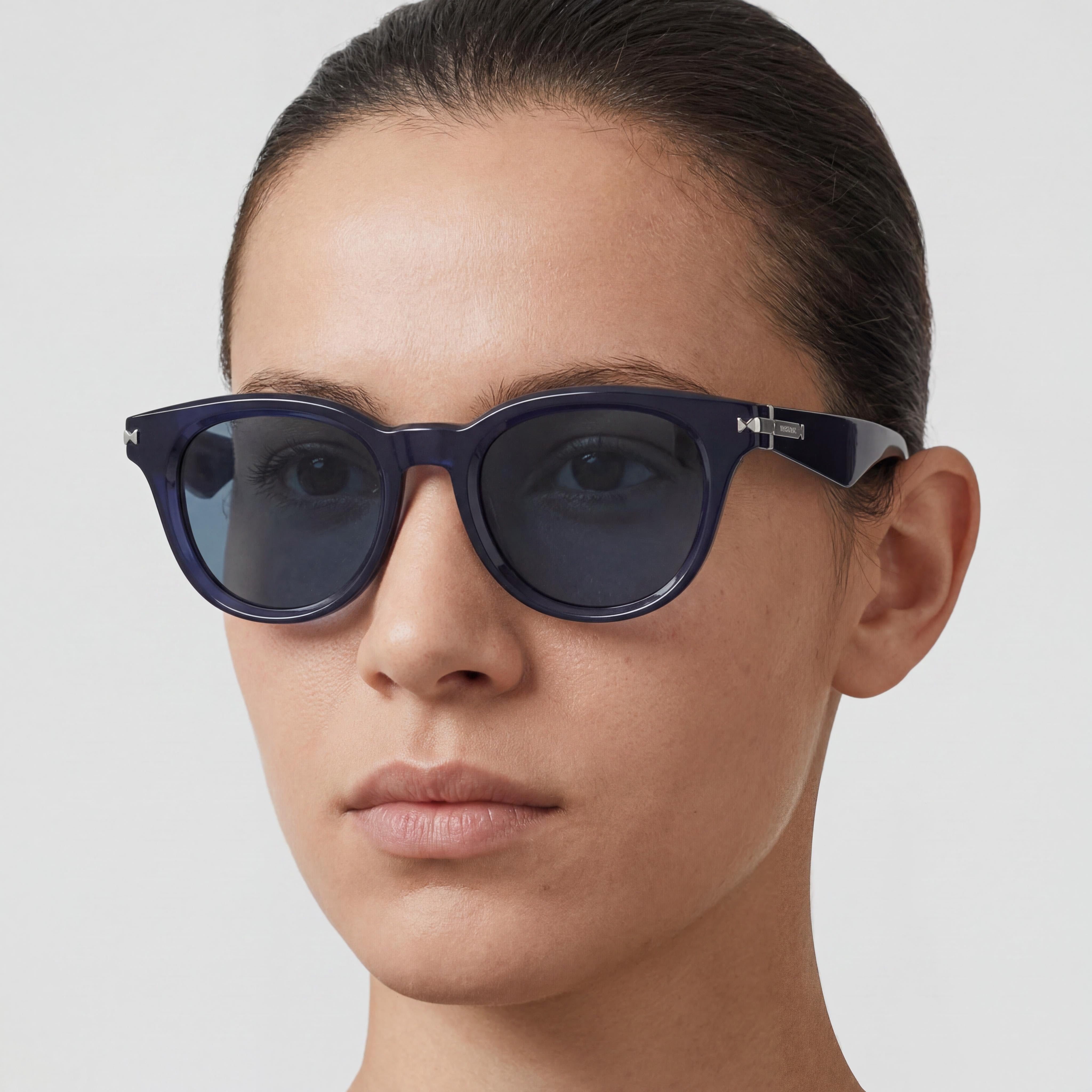 BURBERRY Gafas de Sol Wayfarer Unisex Acetato Azul Oscuro Polarizadas Verde Oscuro Protección UV 51mm, Photo 4