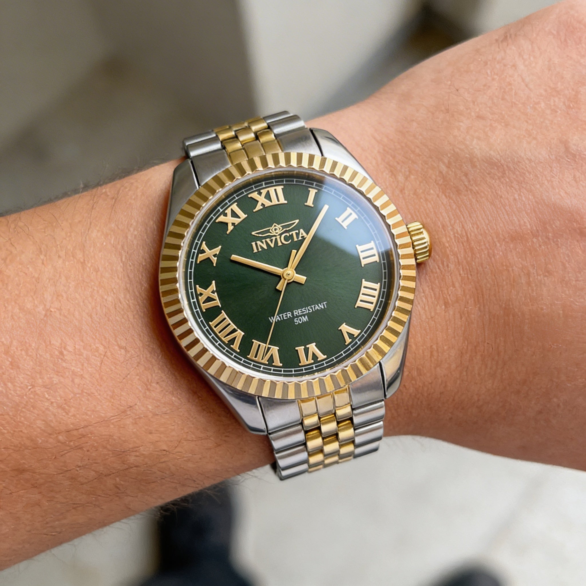 Reloj Invicta Specialty 47415 para mujer, esfera verde, acero inoxidable, movimiento de cuarzo, caja de 36 mm., Photo 4
