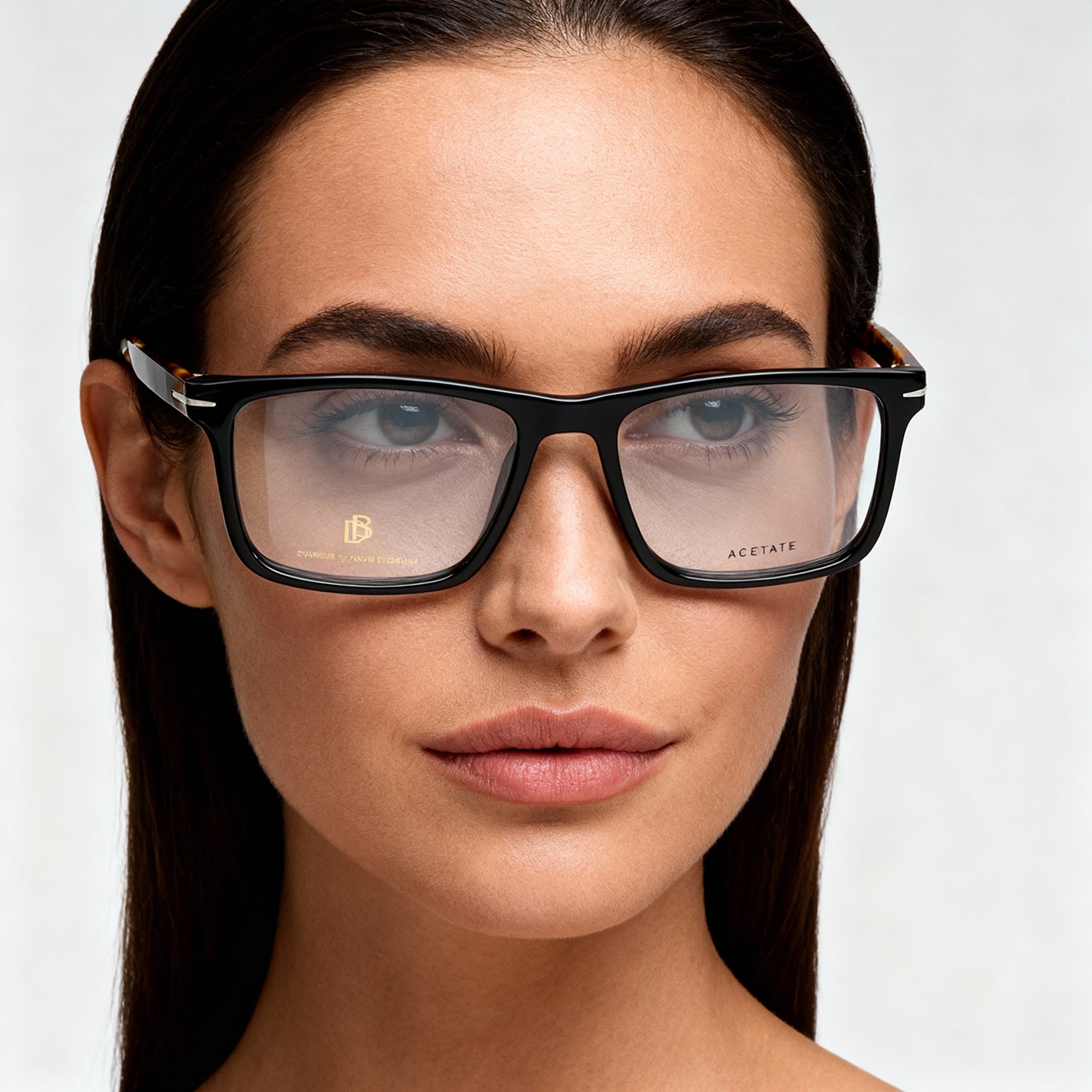 David Beckham DB 1124 Women's Modern Acetate Black Havana Non-Polarised Sunglasses 57mm, Photo 4