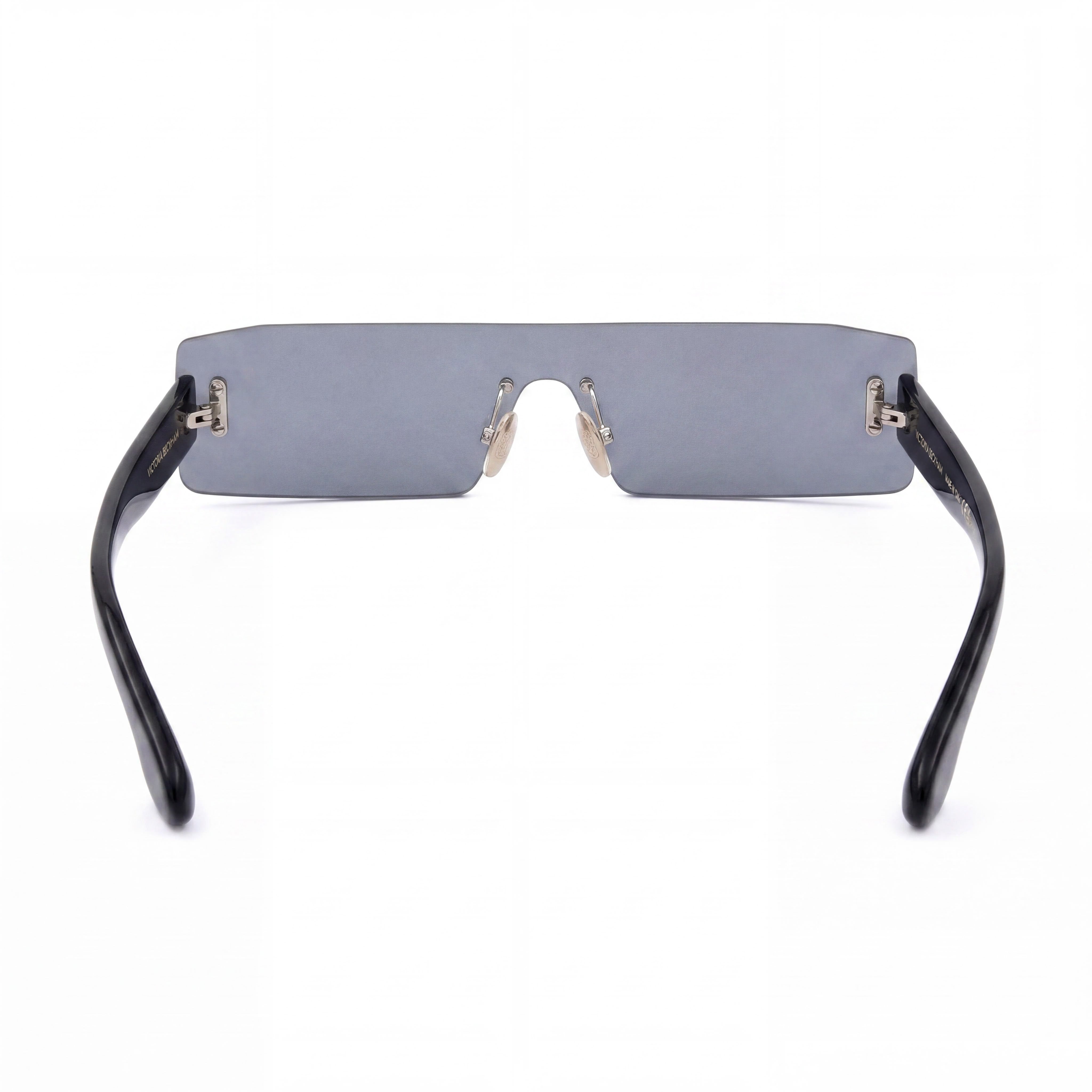 Gafas de sol unisex Victoria Beckham Vb241s, montura de plástico negra, lentes con protección UV gris plateado de 62 mm, Photo 3