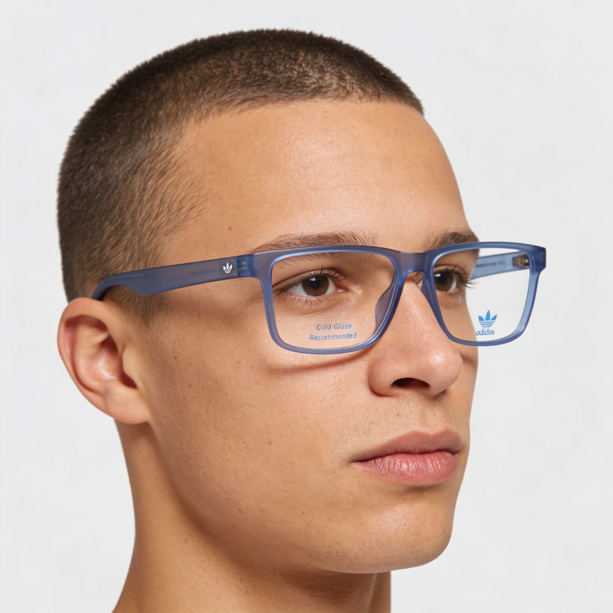 Adidas Casual Men’s Injected Frame Matte Light Blue with Polycarbonate Lenses 55/15/145, Photo 3