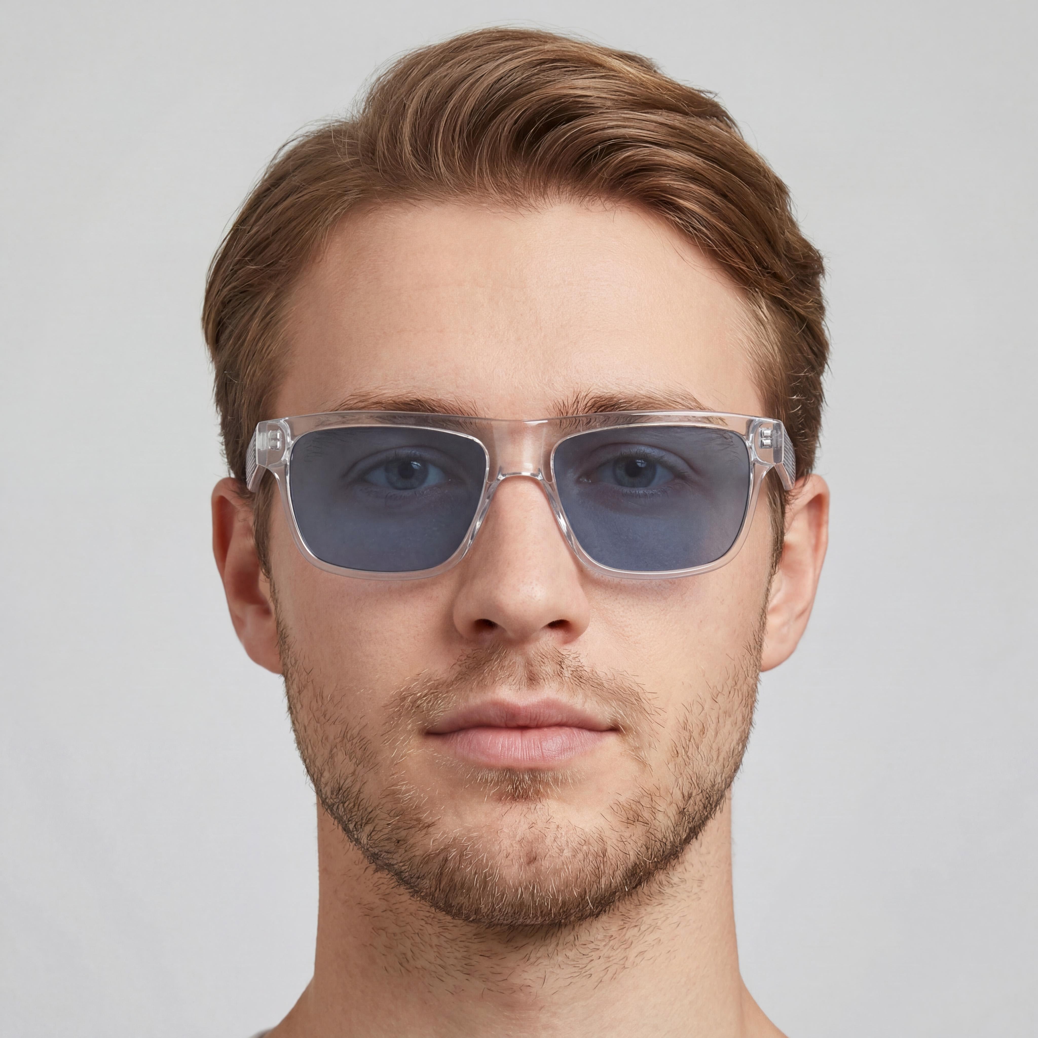 Nautica Classic Unisex Eyeglasses, Acetate Frame, Crystal Clear, Transparent Polycarbonate UV 400 Lenses, 56mm, Photo 4