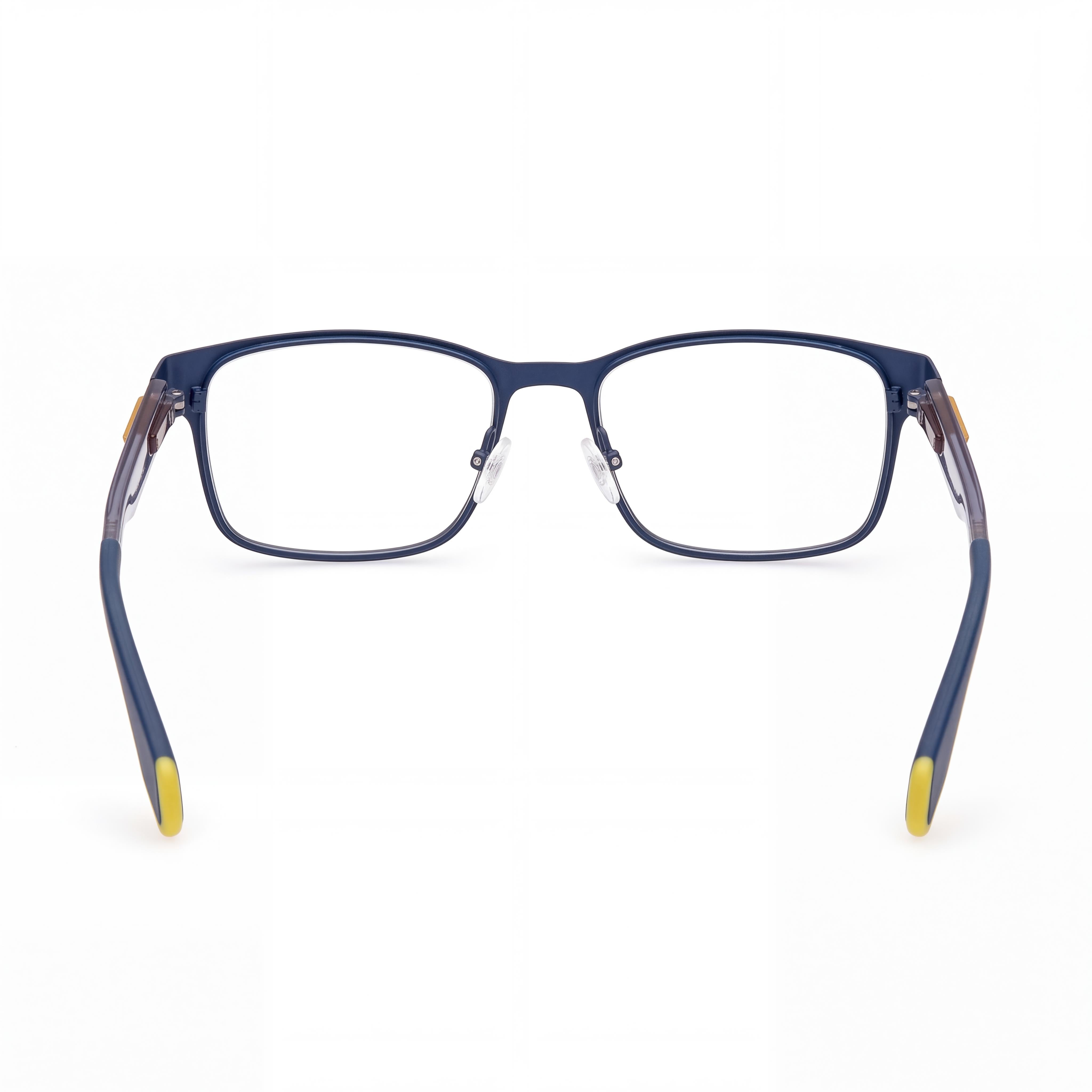 adidas Originals Casual Men's Eyeglasses, Metal Frame, Matte Blue Monochrome, Lens Width 52mm, Photo 3